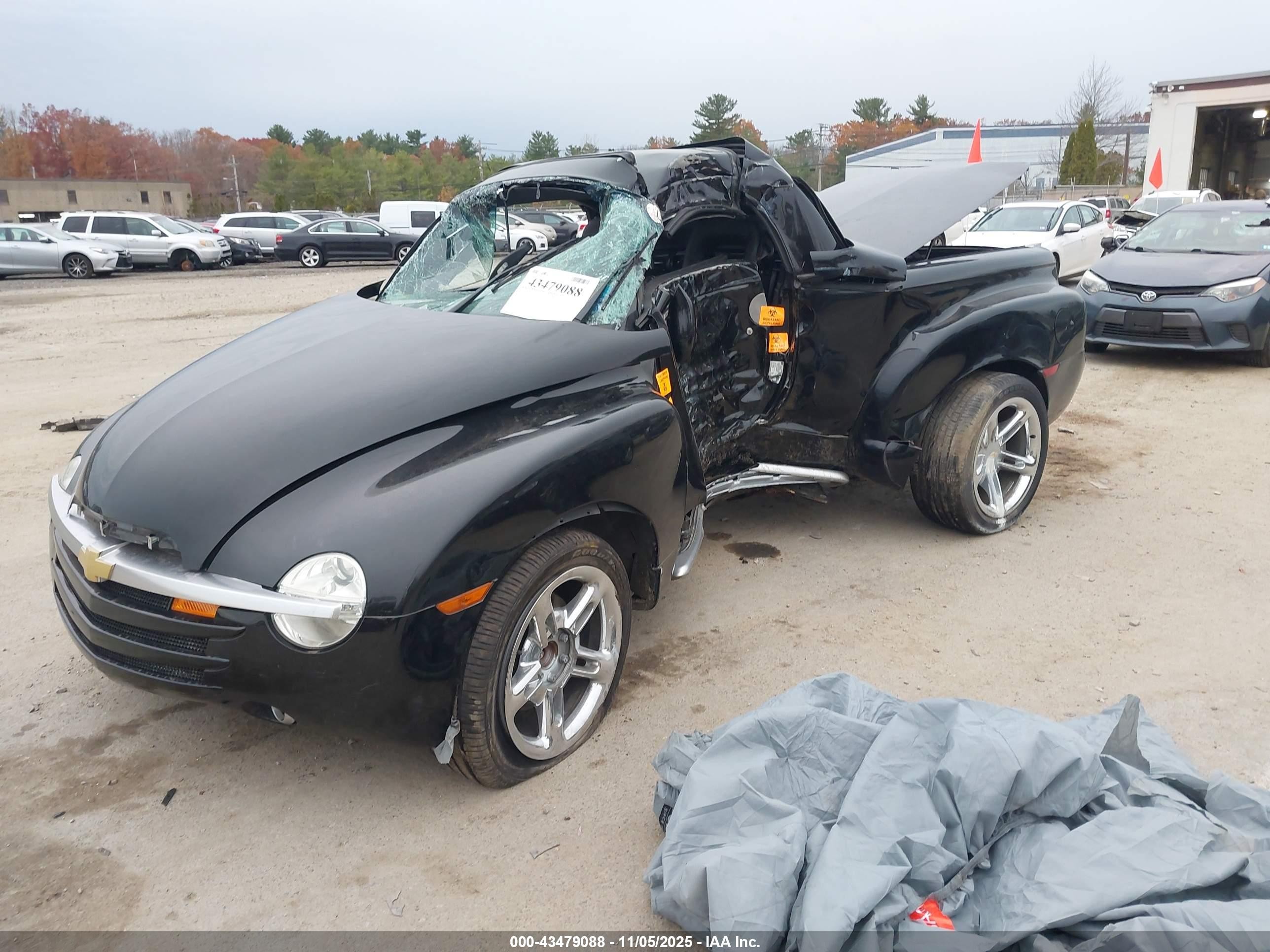 2005 Chevrolet Ssr   Black vin: 1GCES14H75B115874
