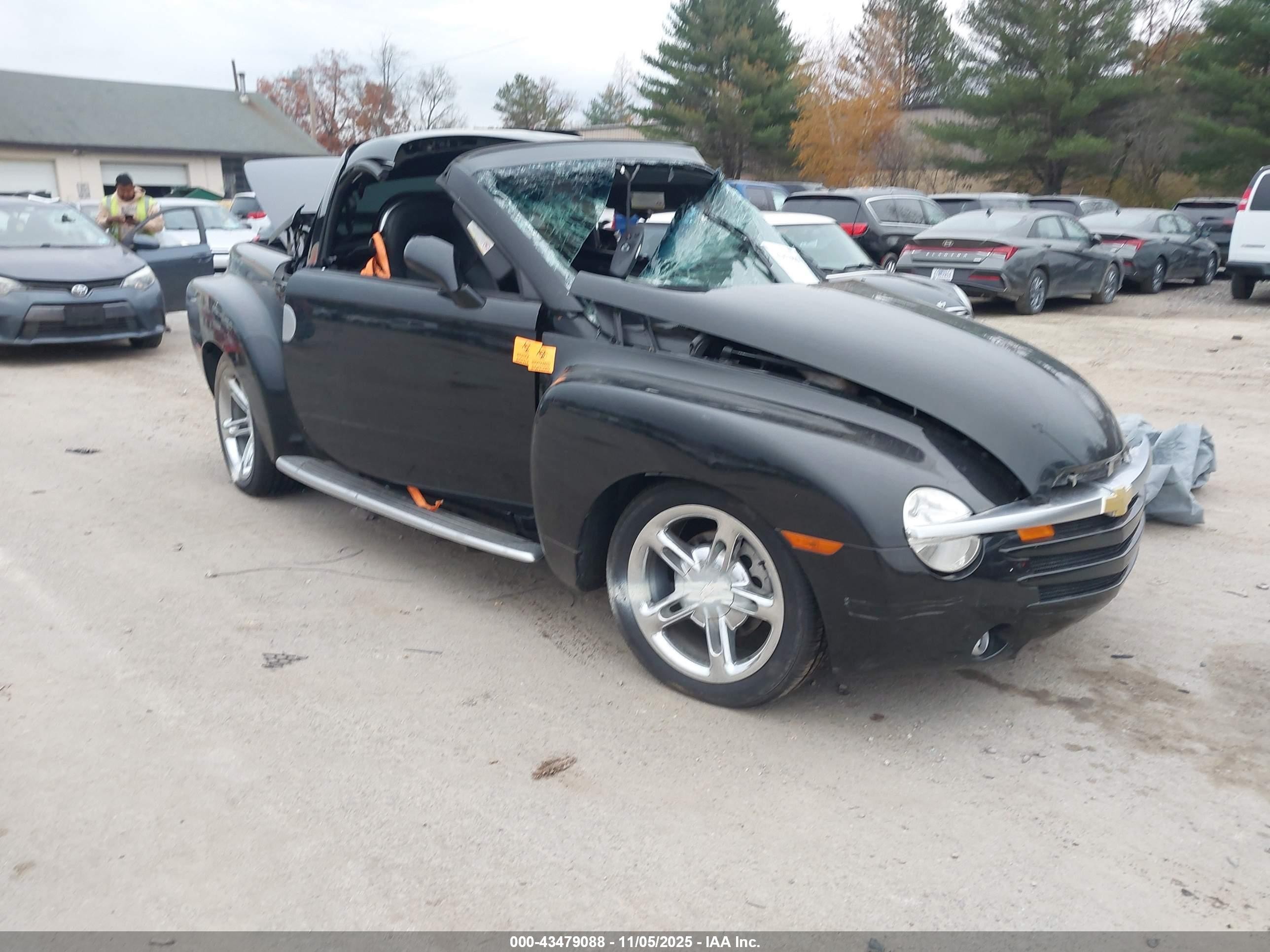 2005 Chevrolet Ssr   Black vin: 1GCES14H75B115874