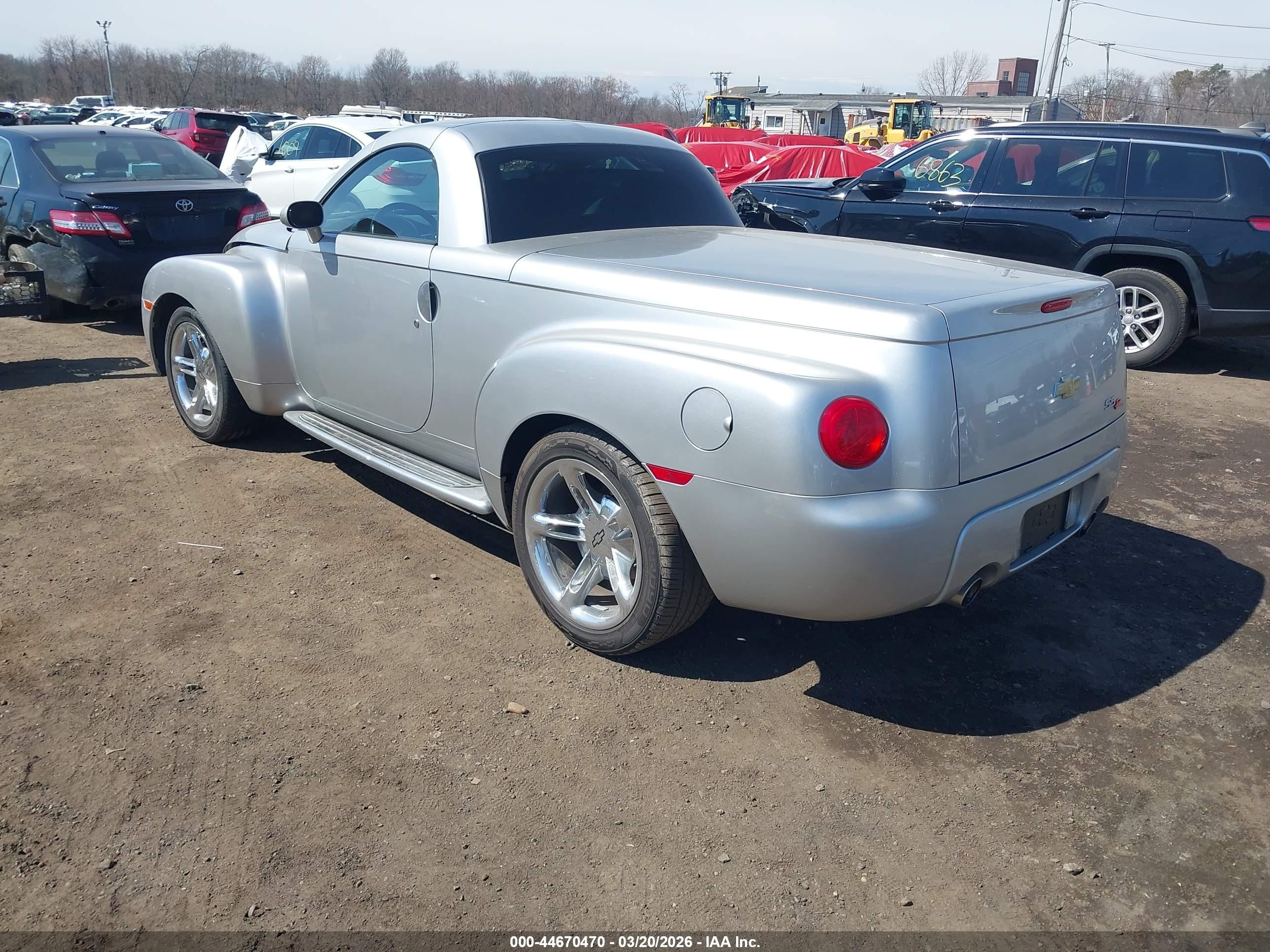2005 Chevrolet Ssr   Silver vin: 1GCES14H75B117270