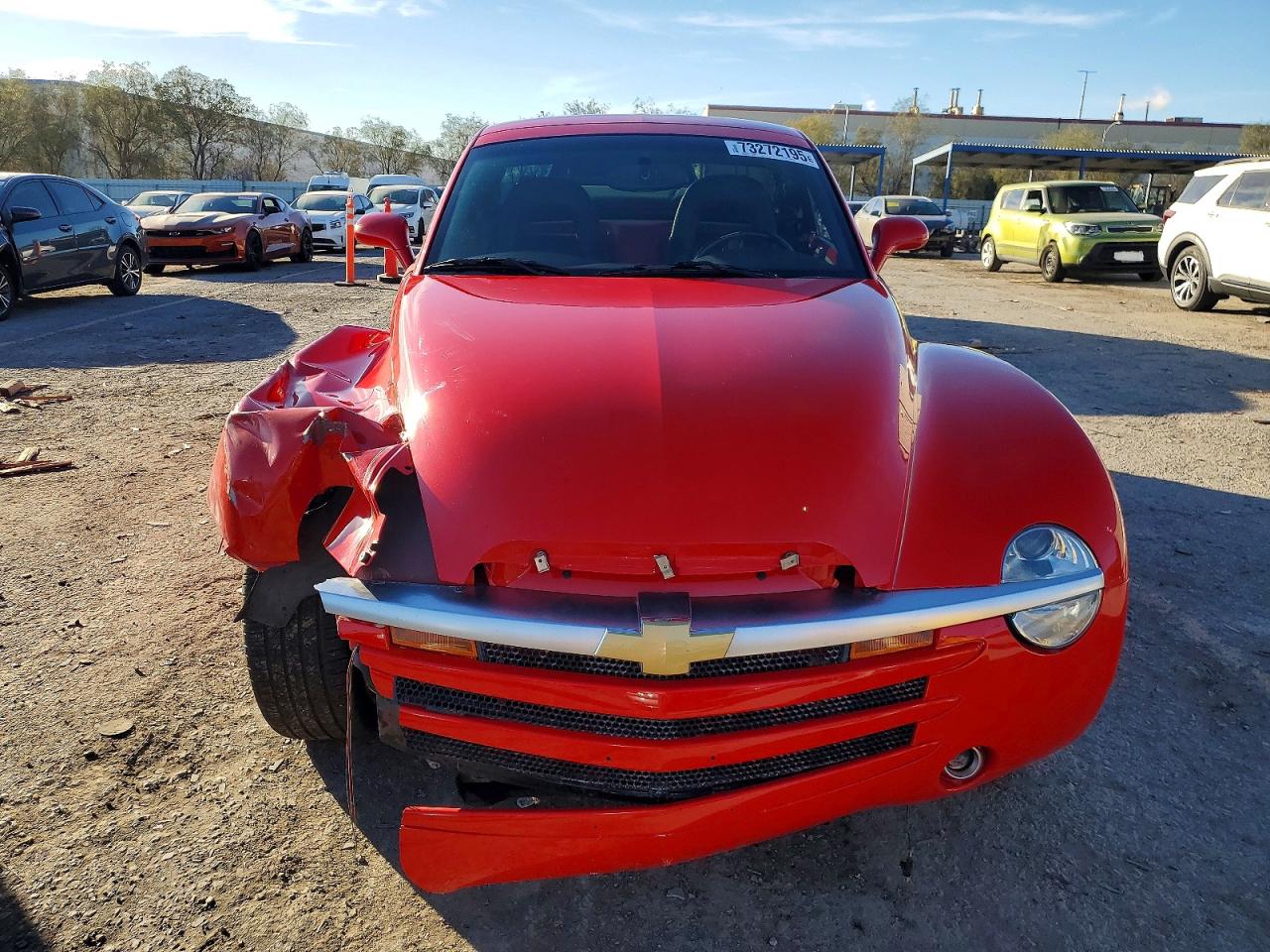 2005 Chevrolet Ssr Red vin: 1GCES14H85B116869