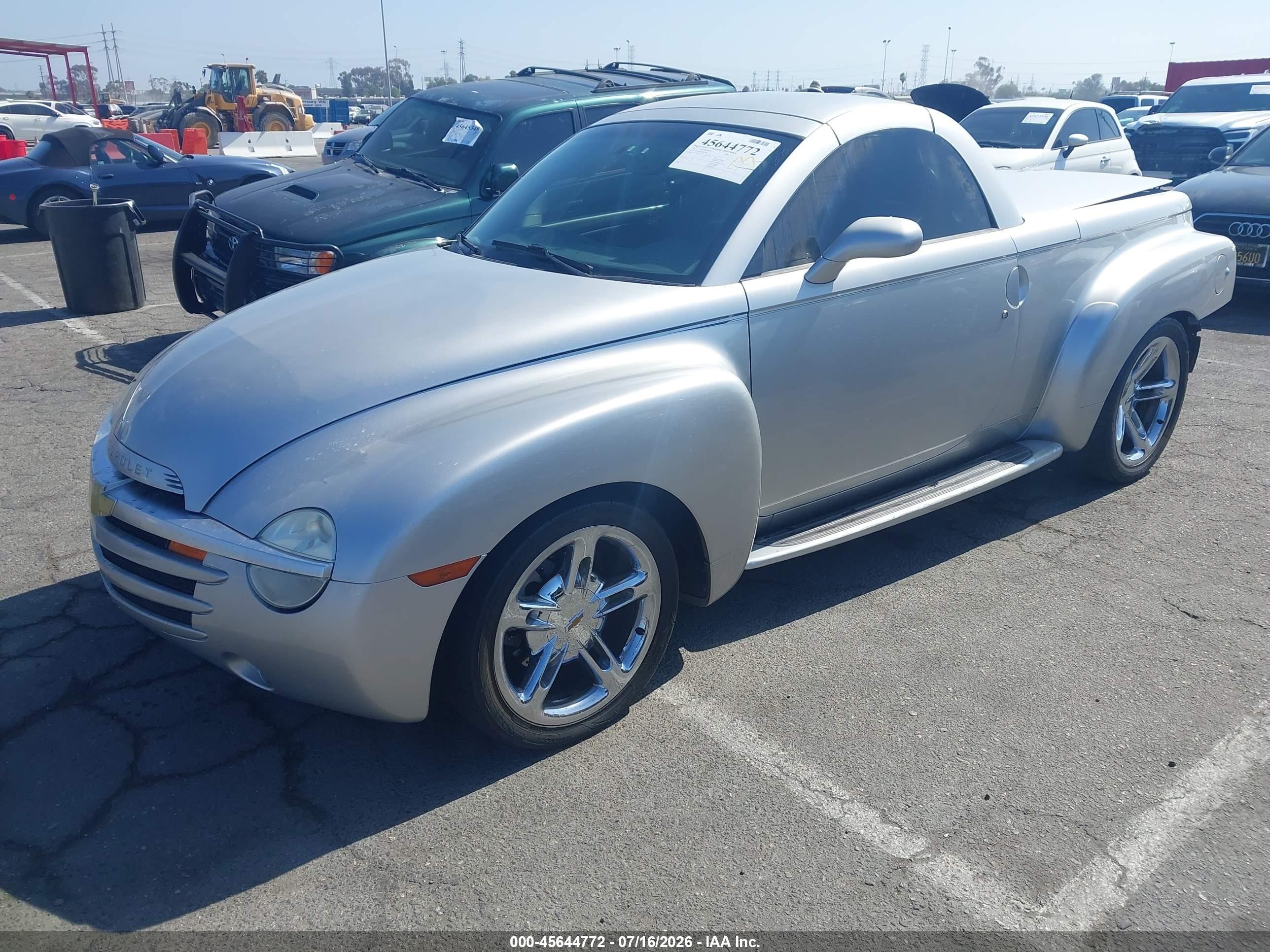 2005 Chevrolet Ssr   Silver vin: 1GCES14H85B117908