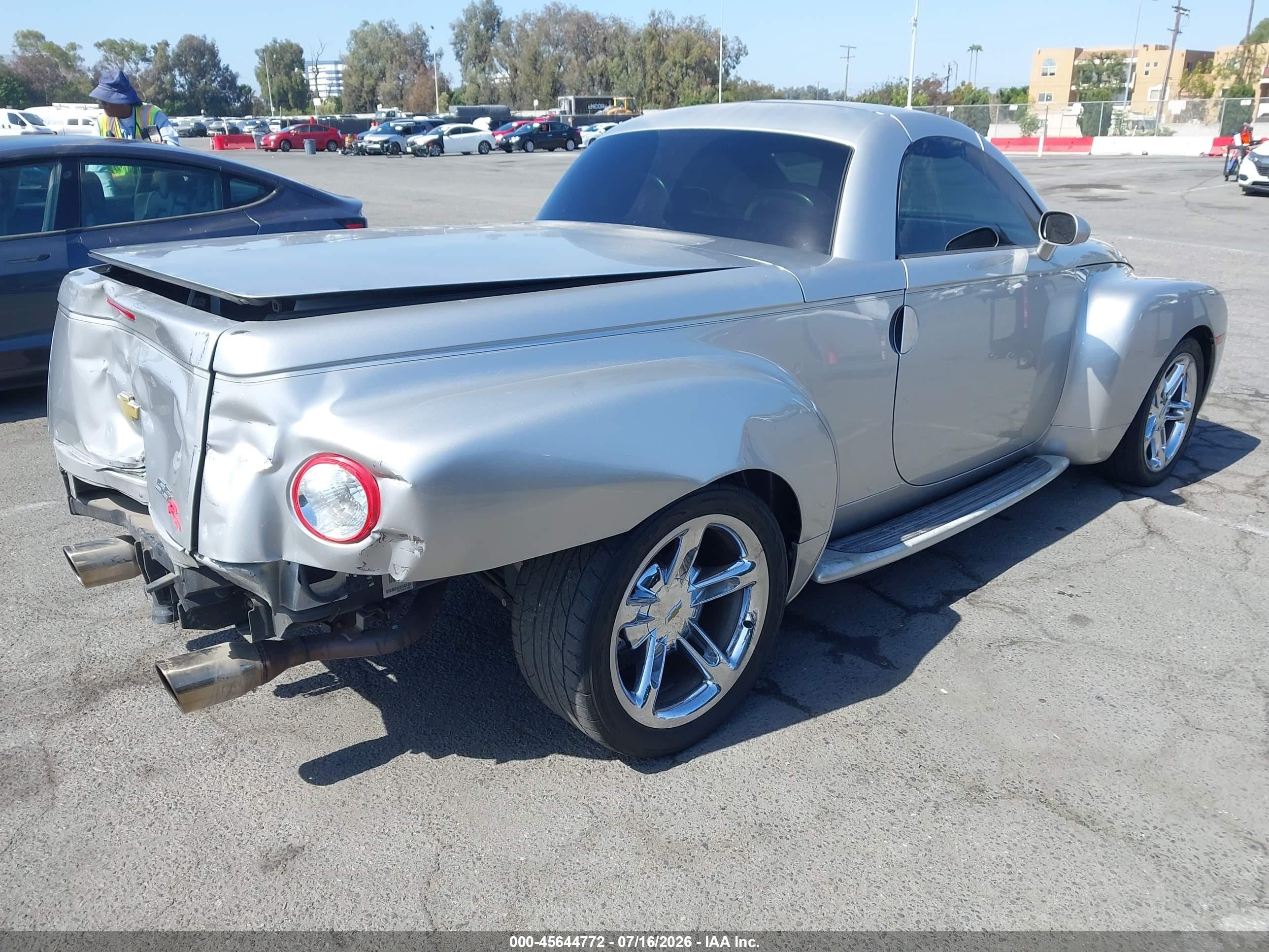 2005 Chevrolet Ssr   Silver vin: 1GCES14H85B117908
