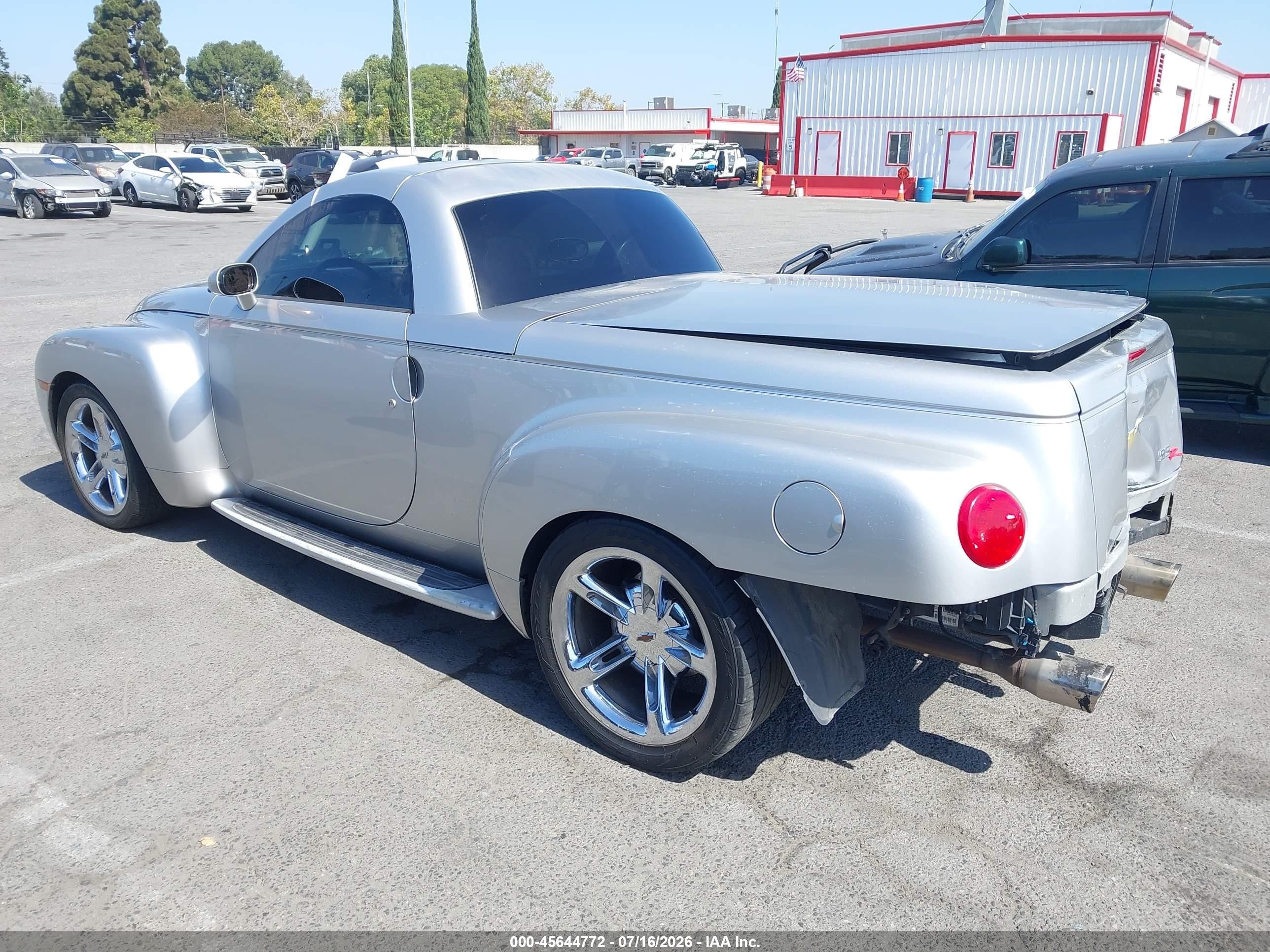 2005 Chevrolet Ssr   Silver vin: 1GCES14H85B117908