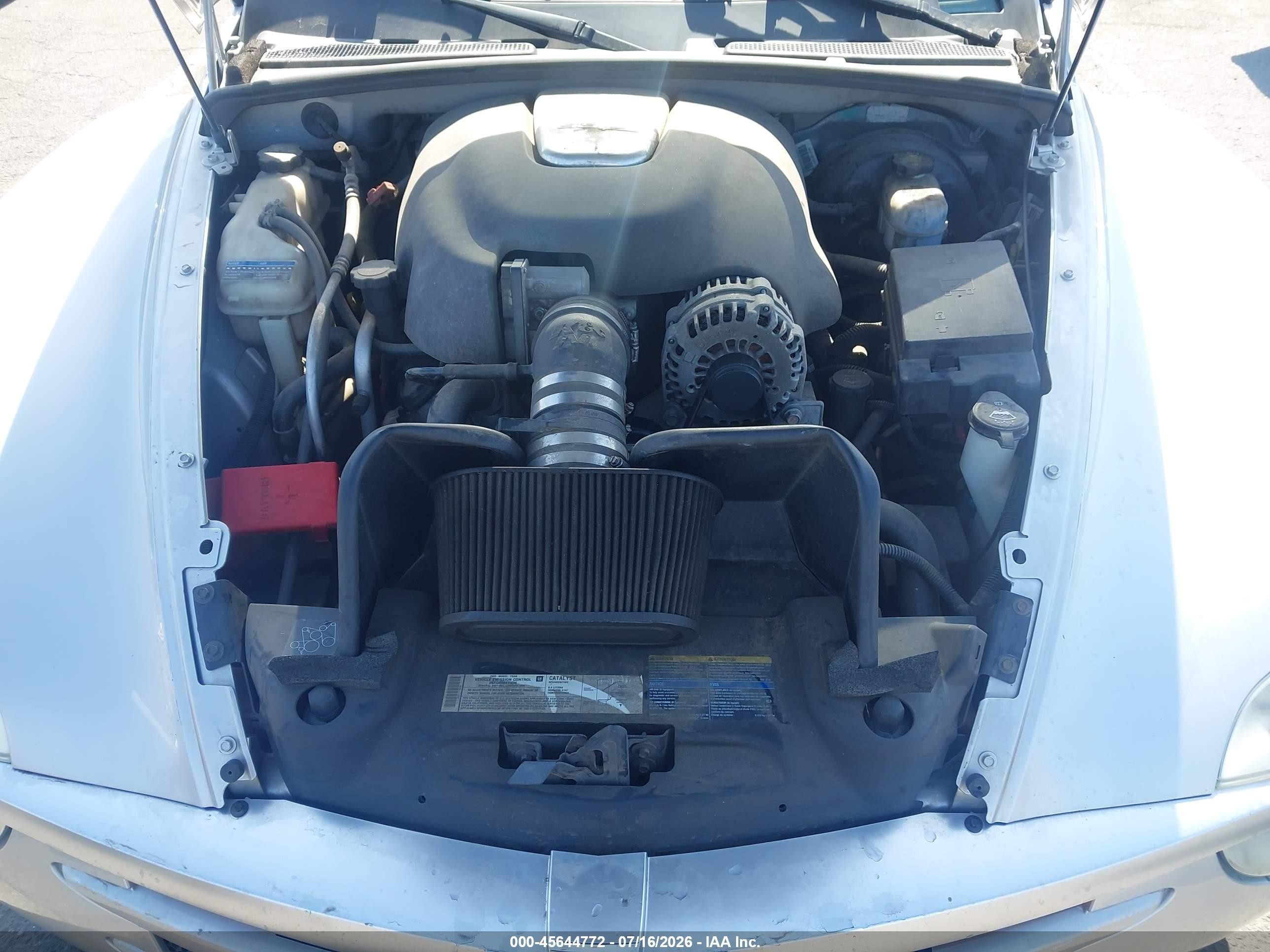2005 Chevrolet Ssr   Silver vin: 1GCES14H85B117908