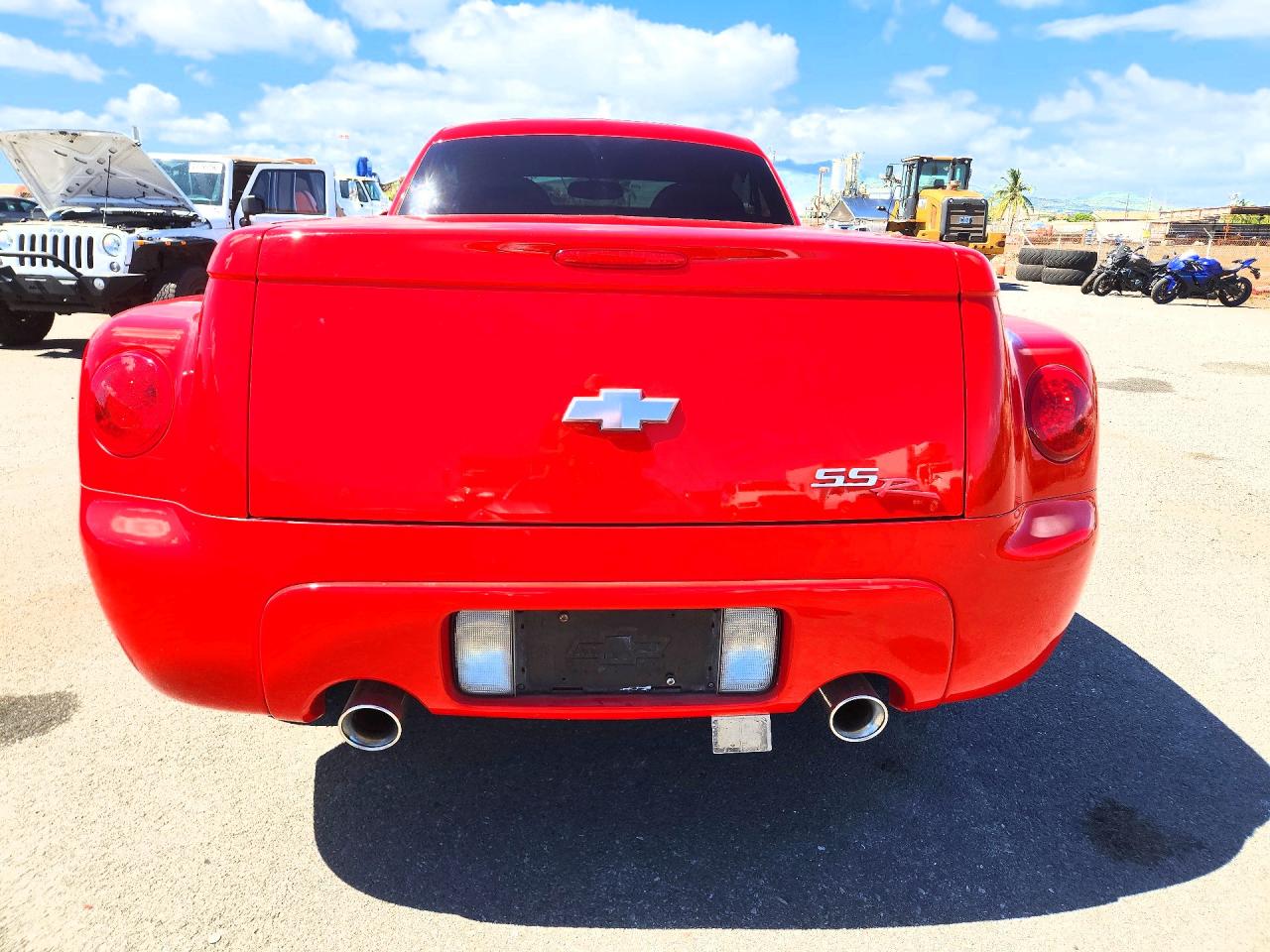 2003 Chevrolet Ssr Red vin: 1GCES14P33B102639