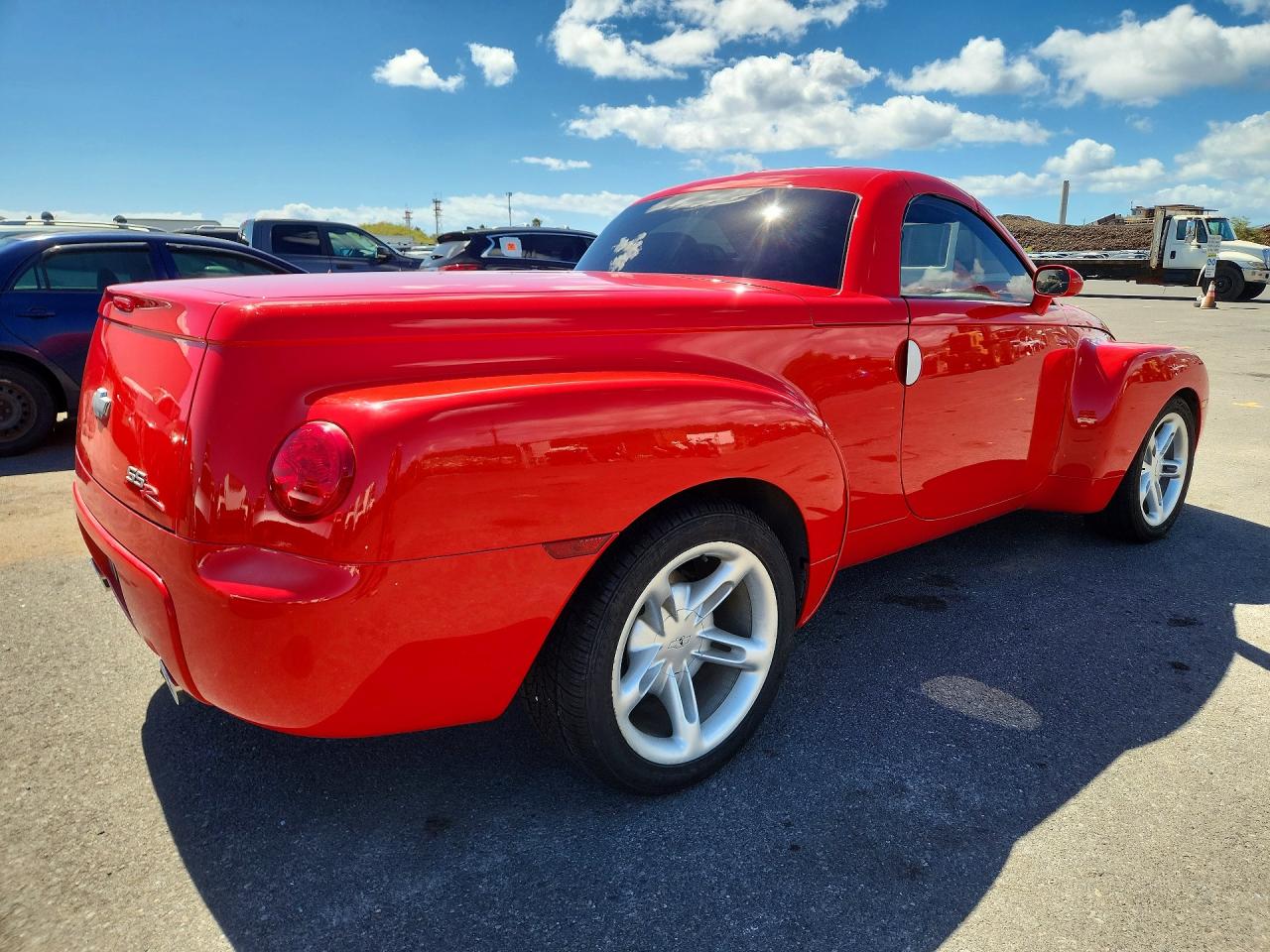 2003 Chevrolet Ssr Red vin: 1GCES14P33B102639