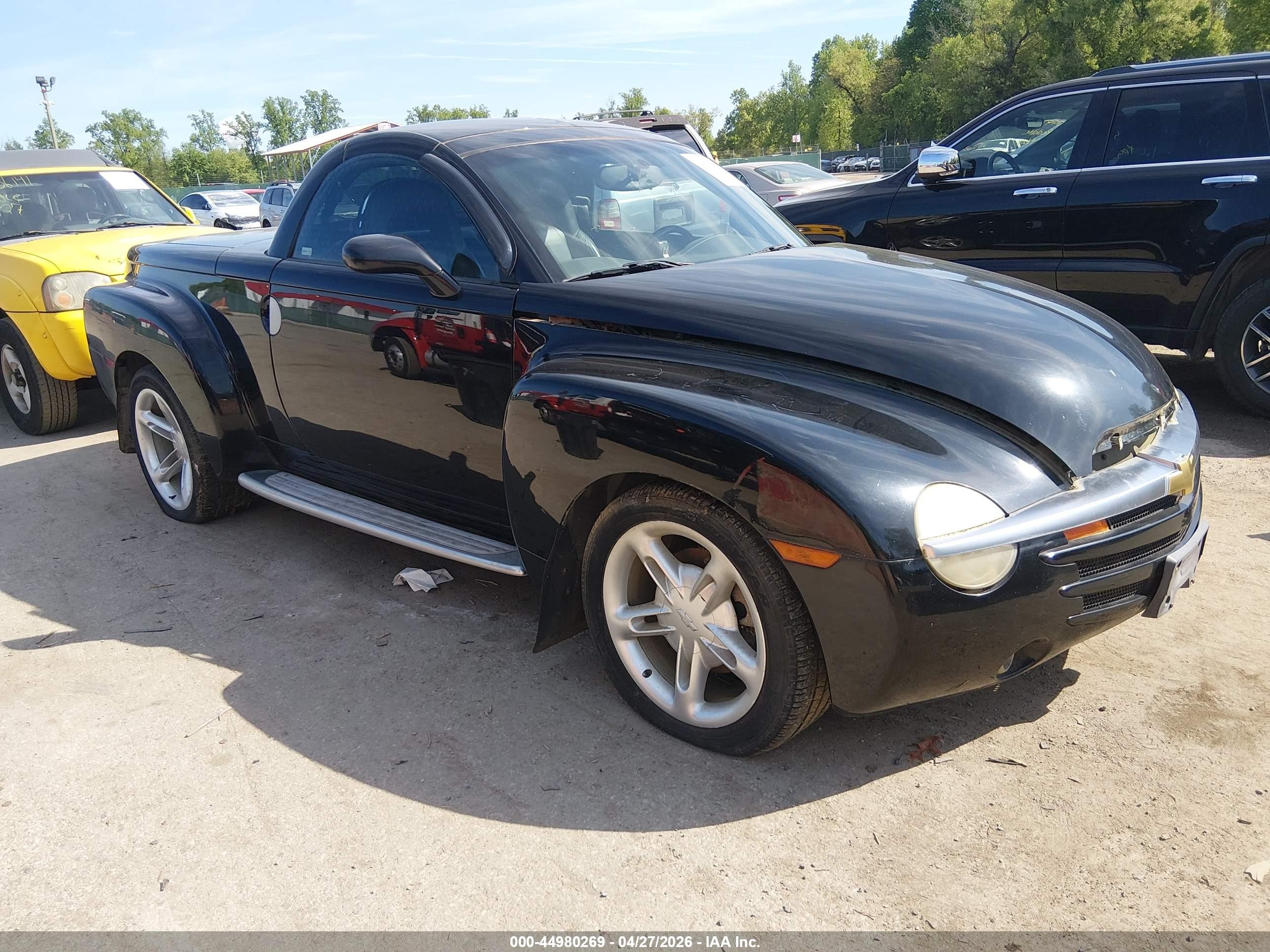 2003 Chevrolet Ssr Ls Черный vin: 1GCES14P33B102821