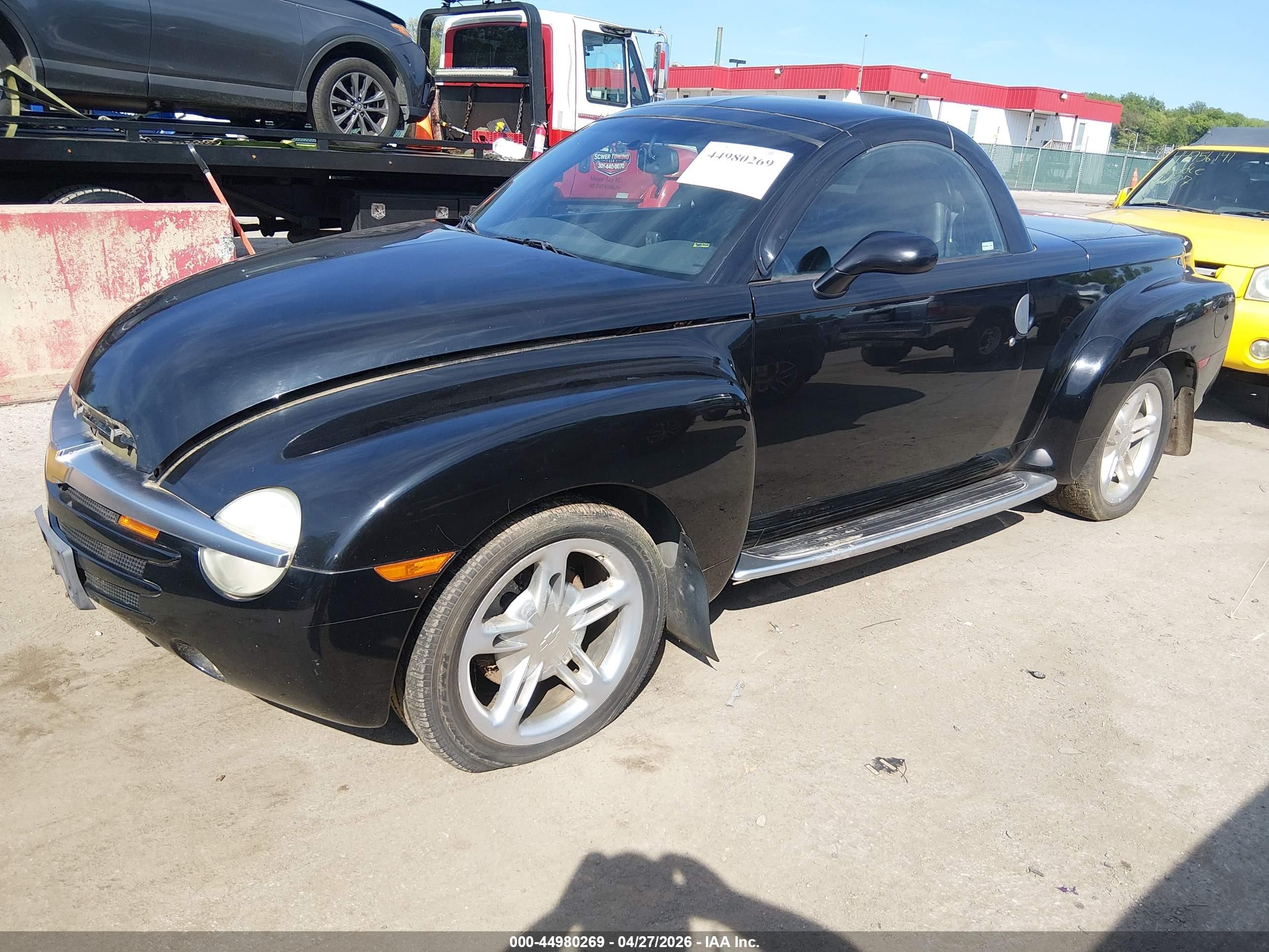 2003 Chevrolet Ssr Ls Черный vin: 1GCES14P33B102821