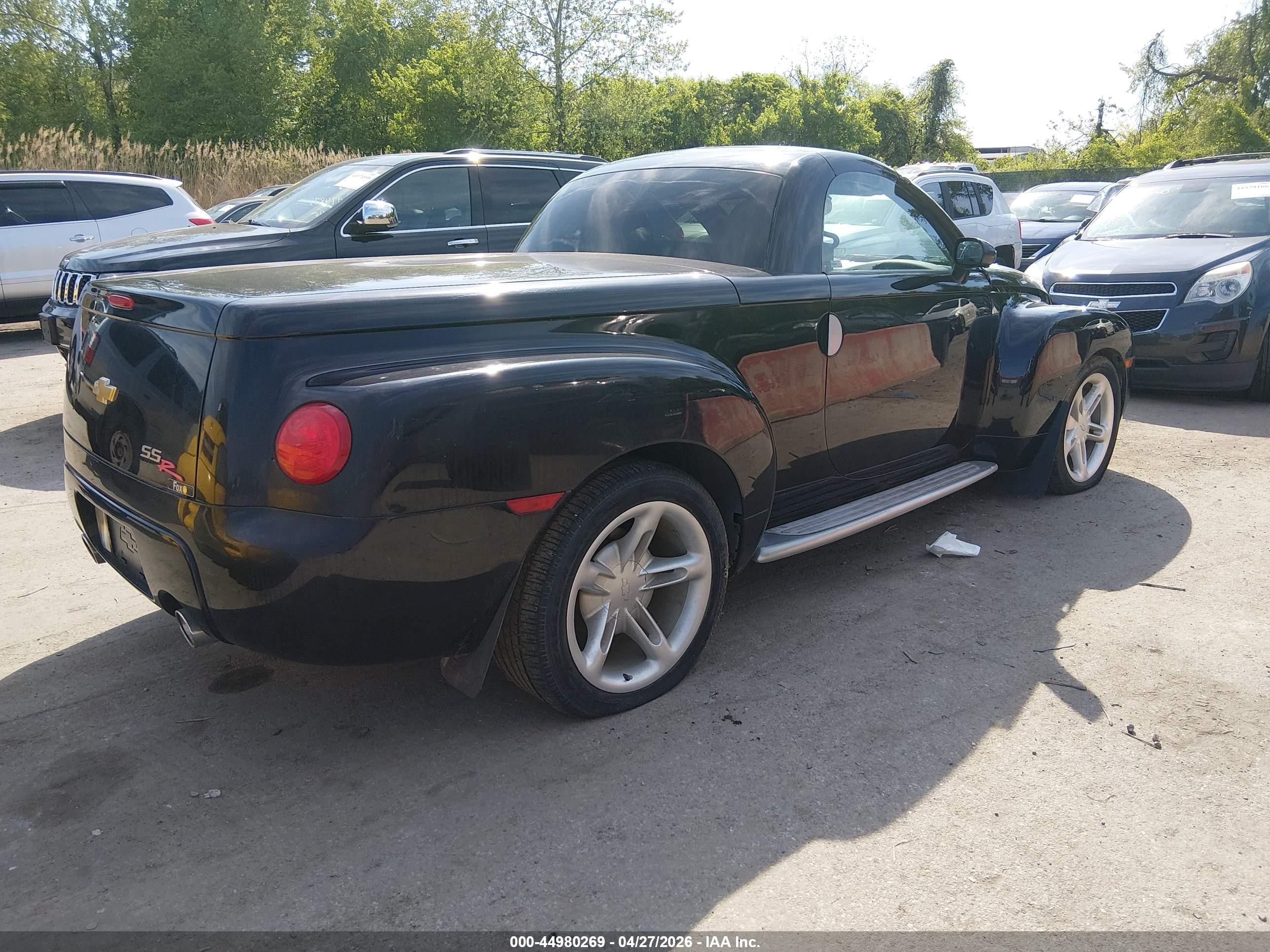 2003 Chevrolet Ssr Ls Черный vin: 1GCES14P33B102821