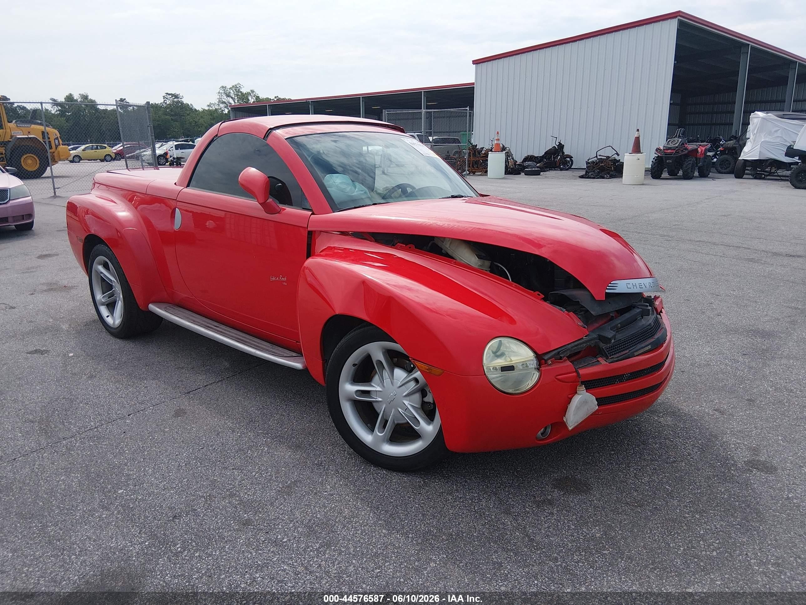 2004 Chevrolet Ssr   Red vin: 1GCES14P34B108474