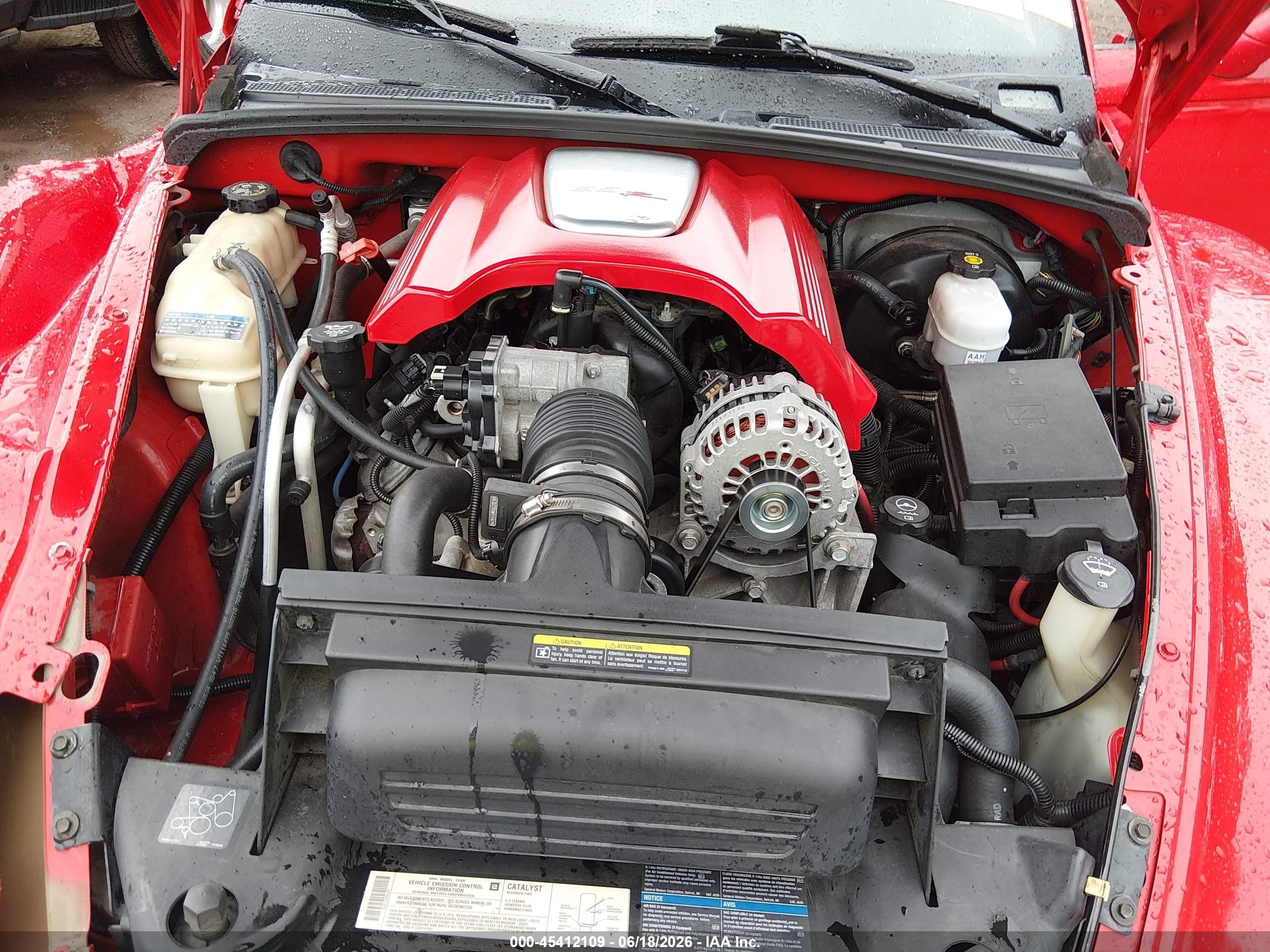 2004 Chevrolet Ssr   Red vin: 1GCES14P44B109066