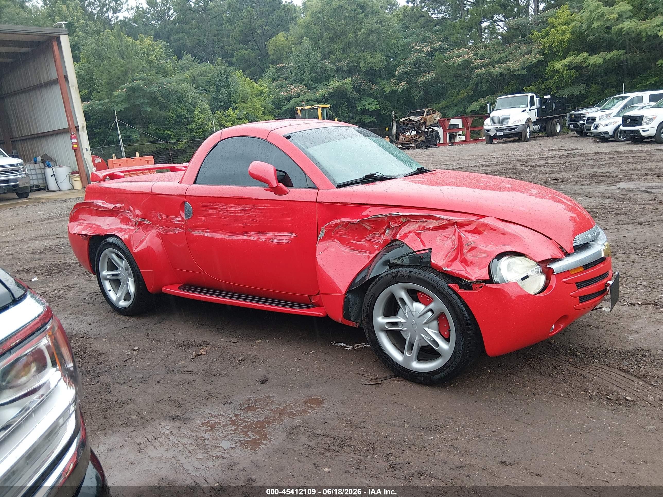 2004 Chevrolet Ssr   Red vin: 1GCES14P44B109066