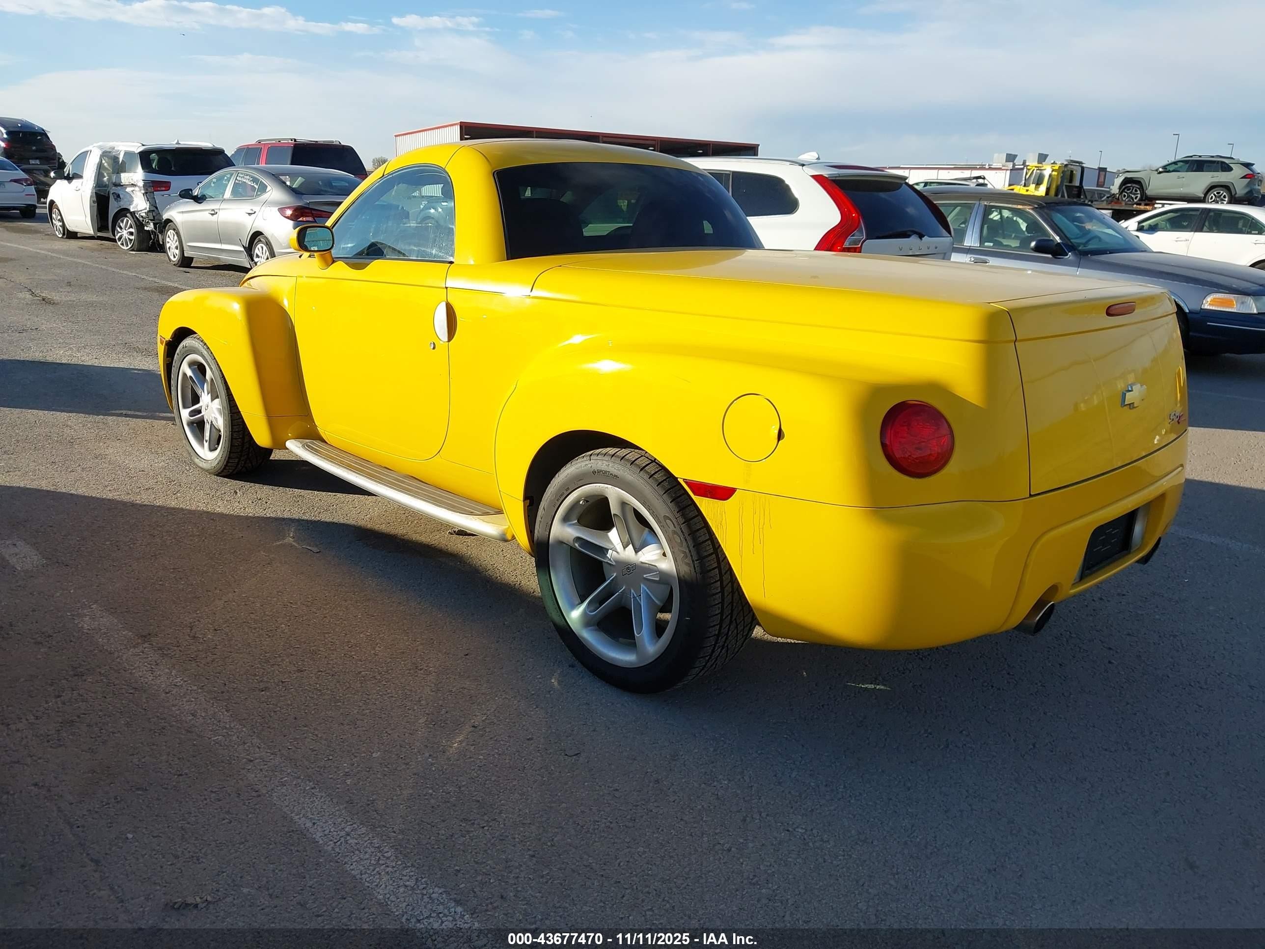 2003 Chevrolet Ssr Ls Желтый vin: 1GCES14P63B101596