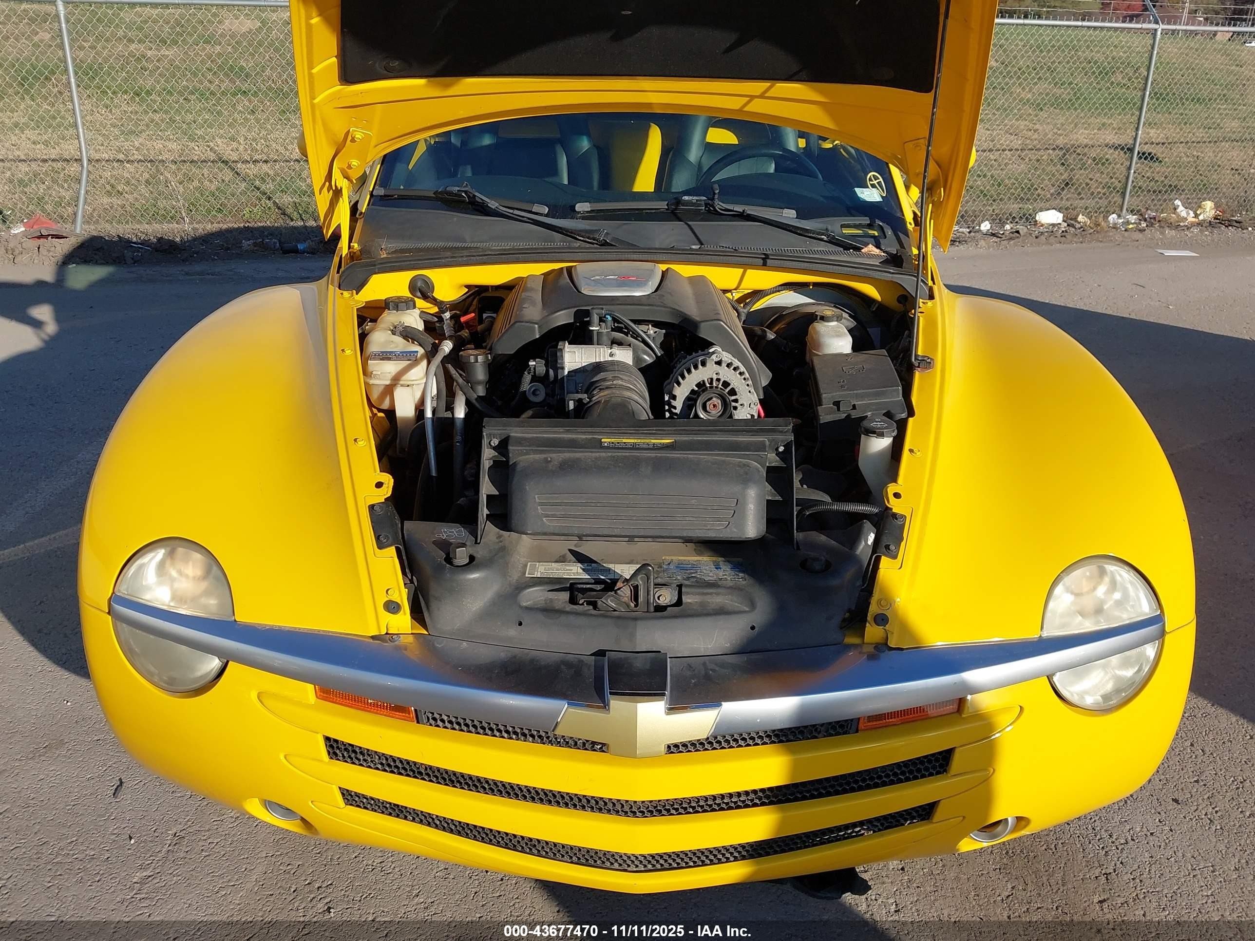 2003 Chevrolet Ssr Ls Желтый vin: 1GCES14P63B101596