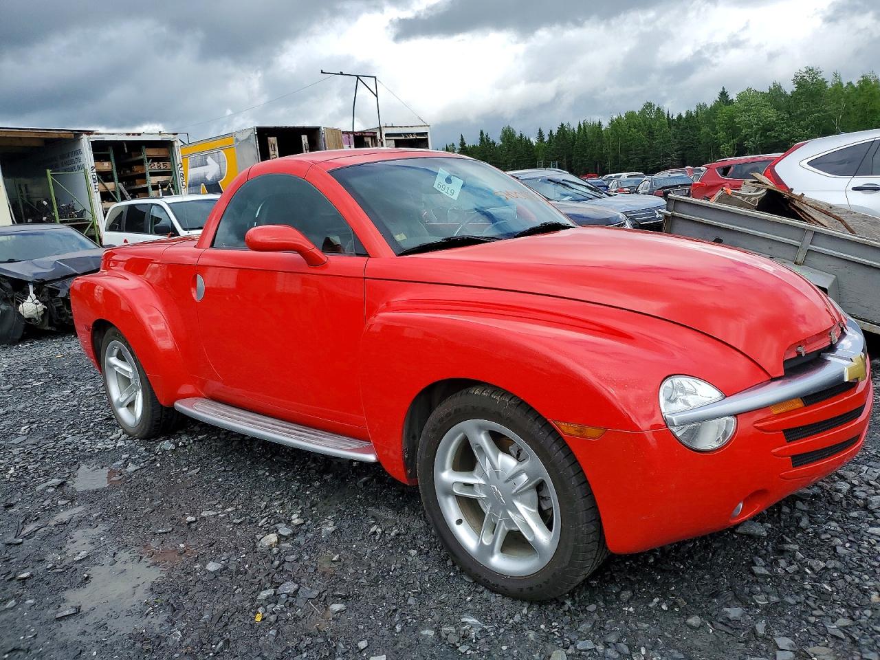 2003 Chevrolet Ssr Красный vin: 1GCES14P63B101792