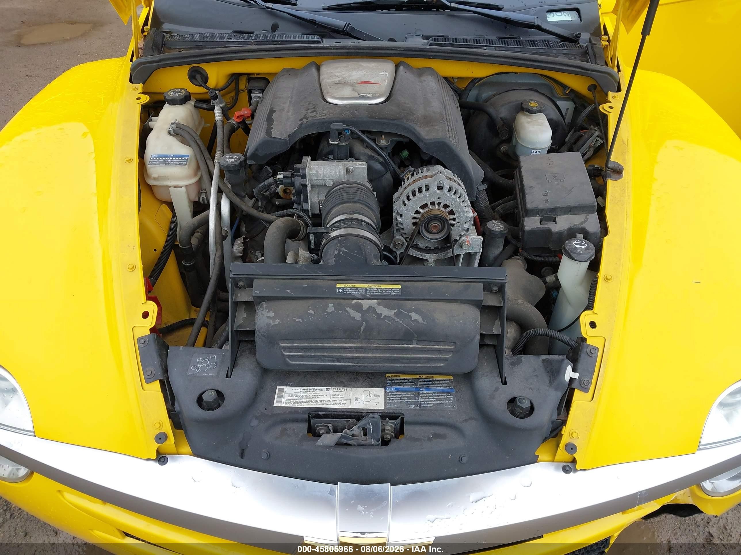 2004 Chevrolet Ssr   Yellow vin: 1GCES14P84B106302