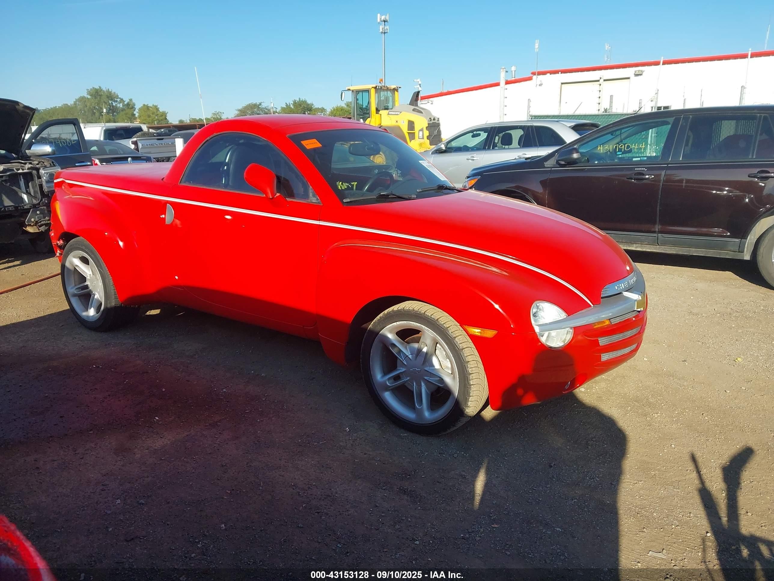 2003 Chevrolet Ssr Ls Красный vin: 1GCES14PX3B100113