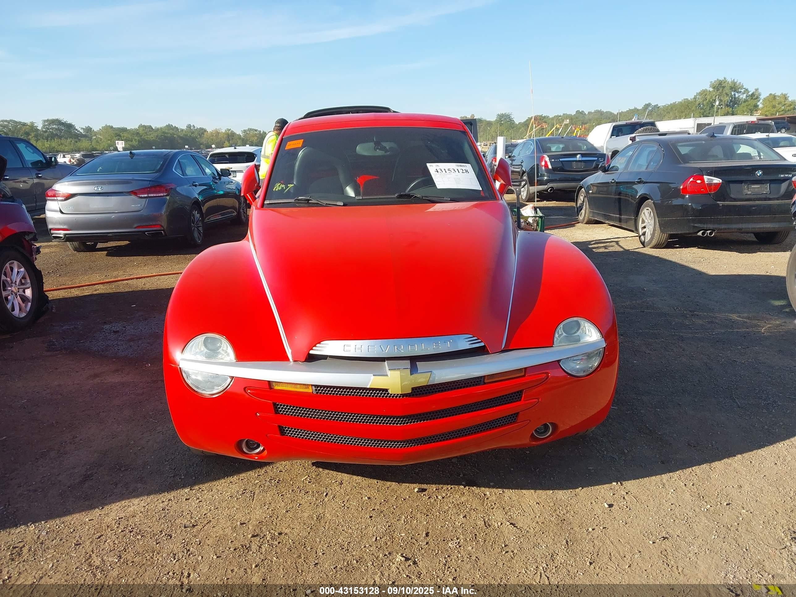 2003 Chevrolet Ssr Ls Красный vin: 1GCES14PX3B100113