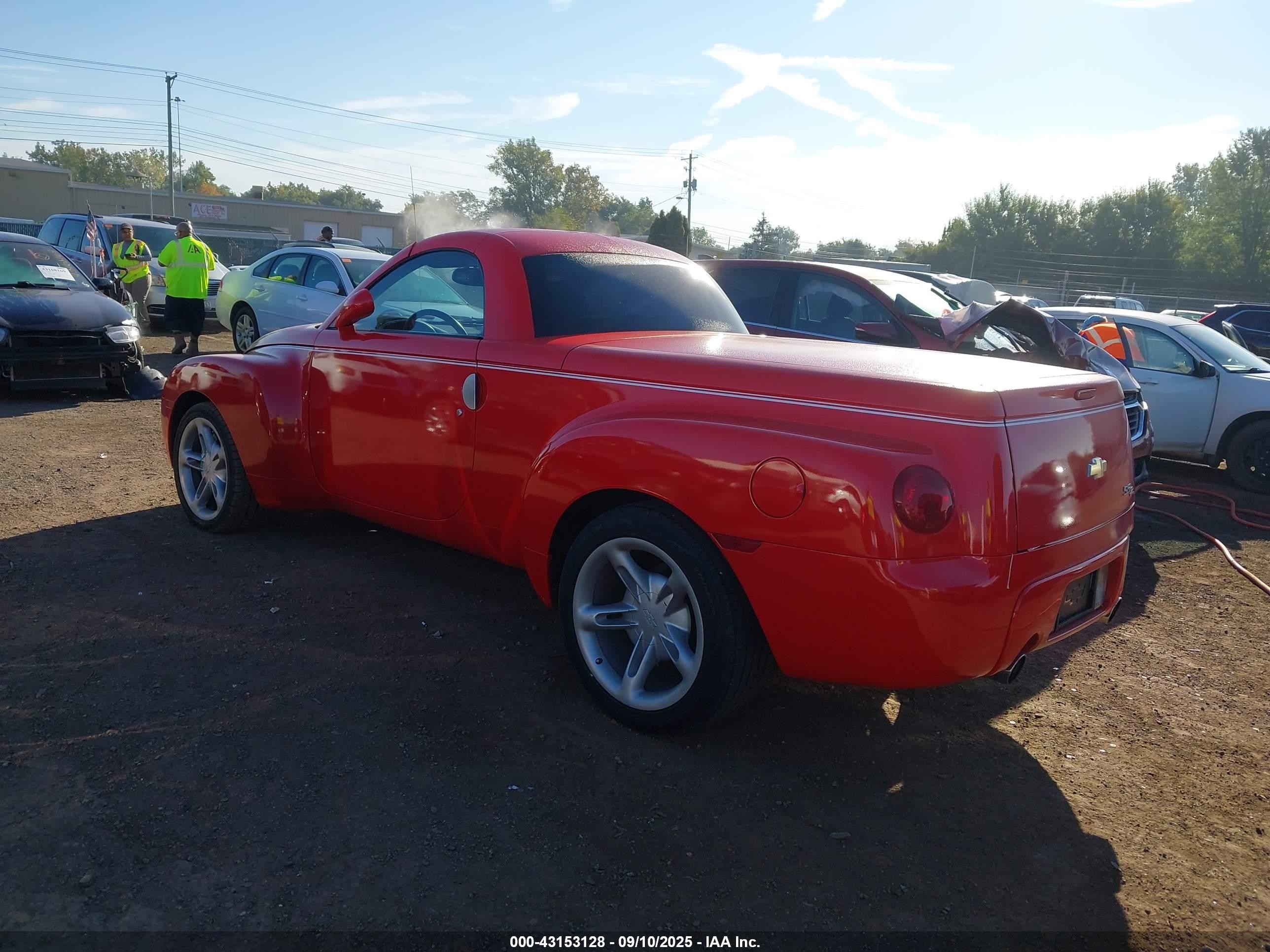 2003 Chevrolet Ssr Ls Красный vin: 1GCES14PX3B100113