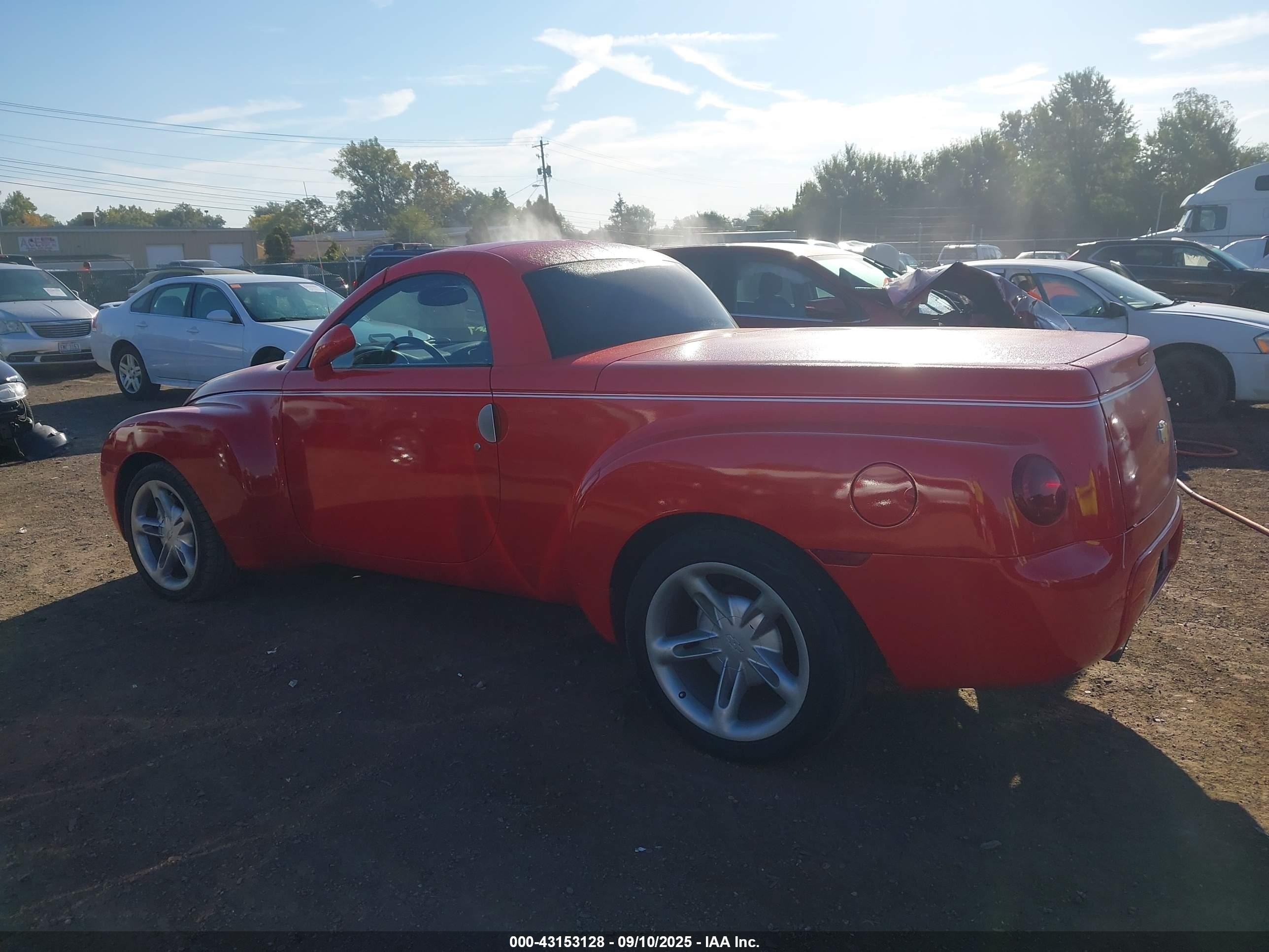 2003 Chevrolet Ssr Ls Красный vin: 1GCES14PX3B100113