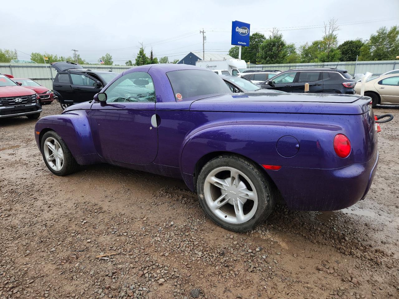 2004 Chevrolet Ssr Purple vin: 1GCES14PX4B111386