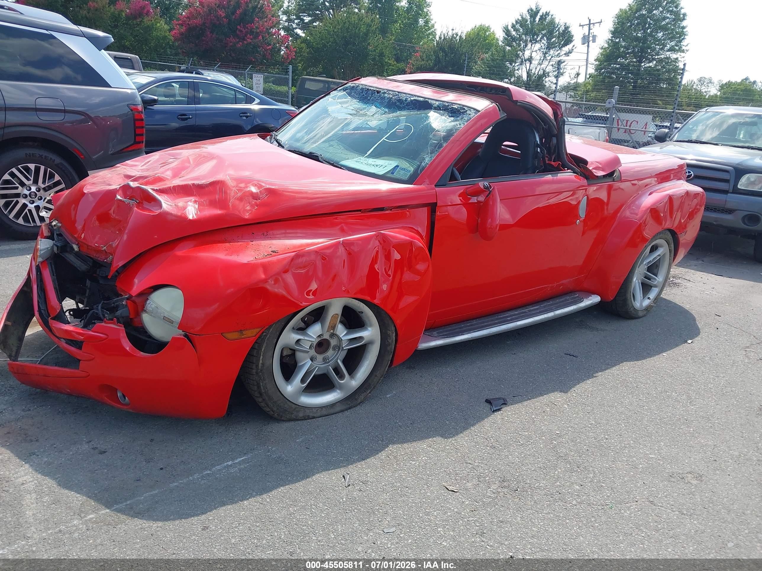 2004 Chevrolet Ssr   Red vin: 1GCES14PX4B111467