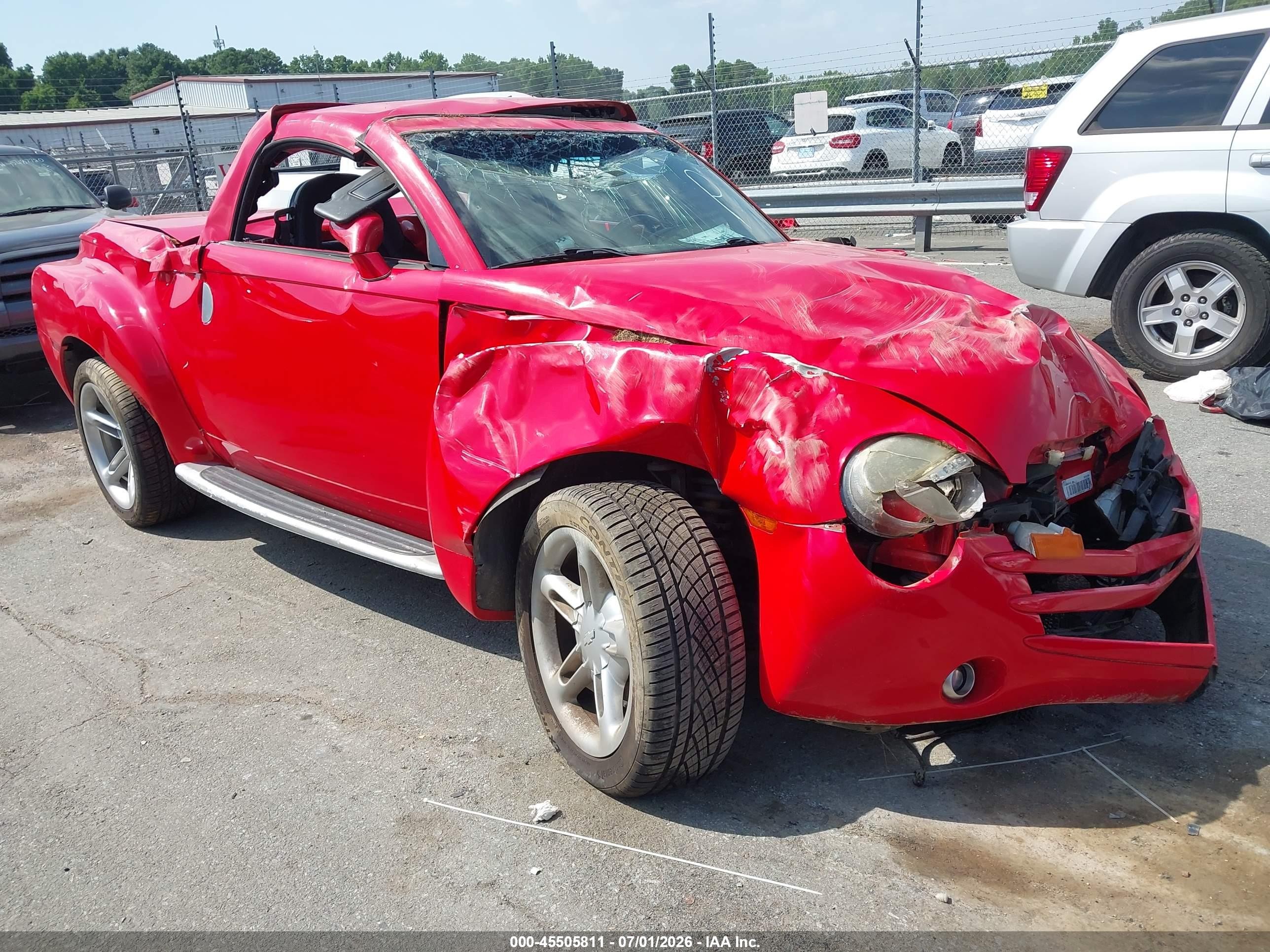 2004 Chevrolet Ssr   Red vin: 1GCES14PX4B111467