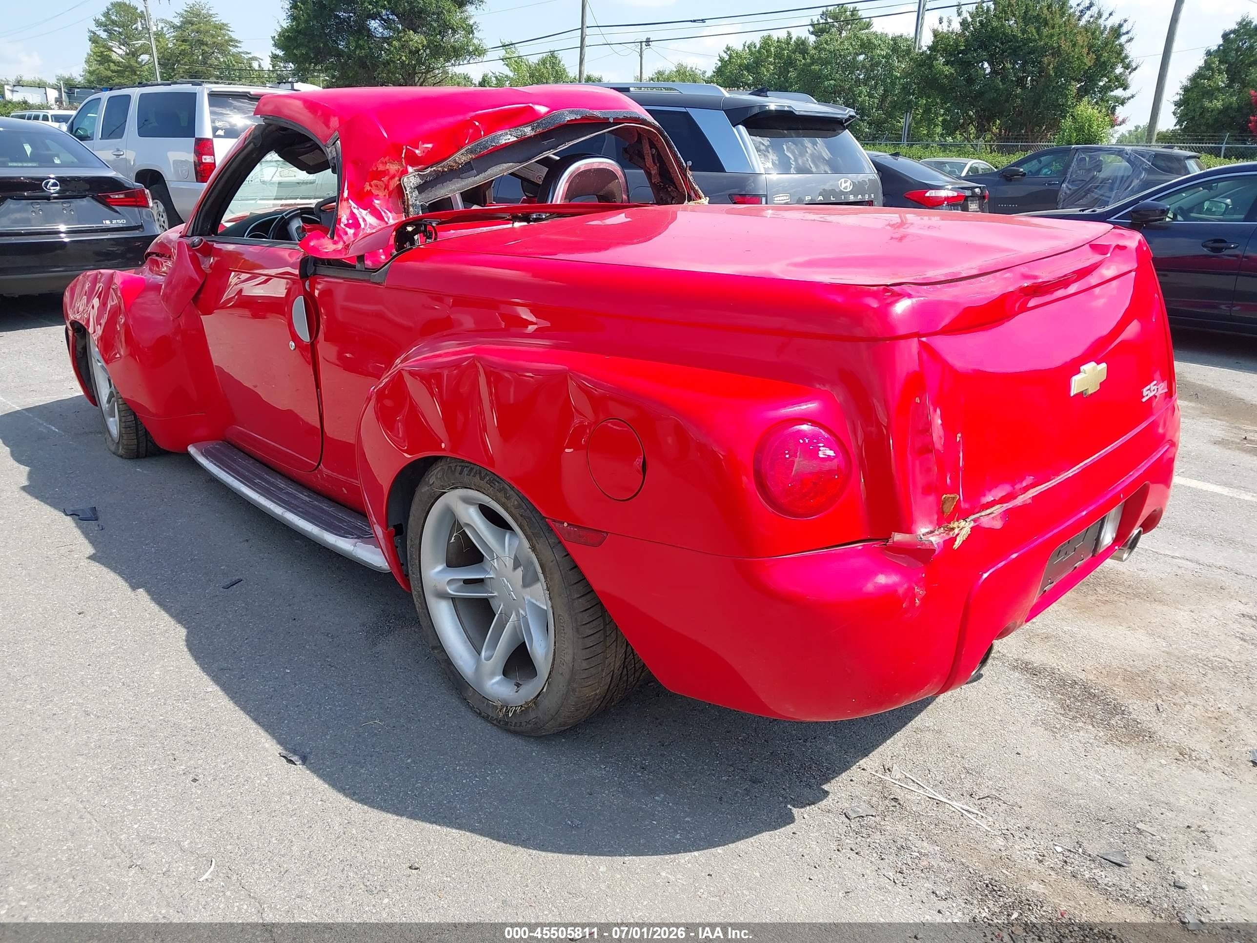 2004 Chevrolet Ssr   Red vin: 1GCES14PX4B111467