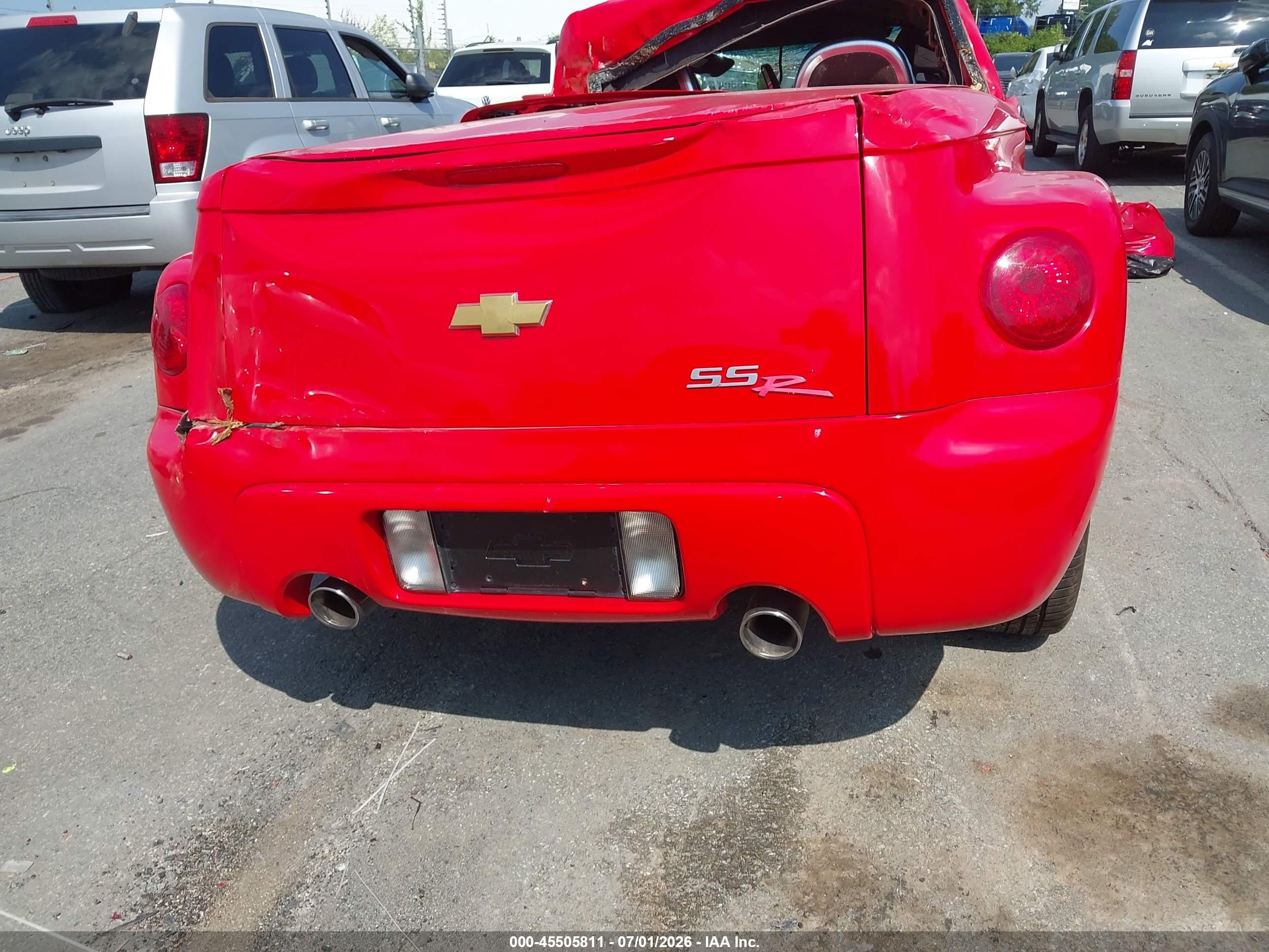 2004 Chevrolet Ssr   Red vin: 1GCES14PX4B111467