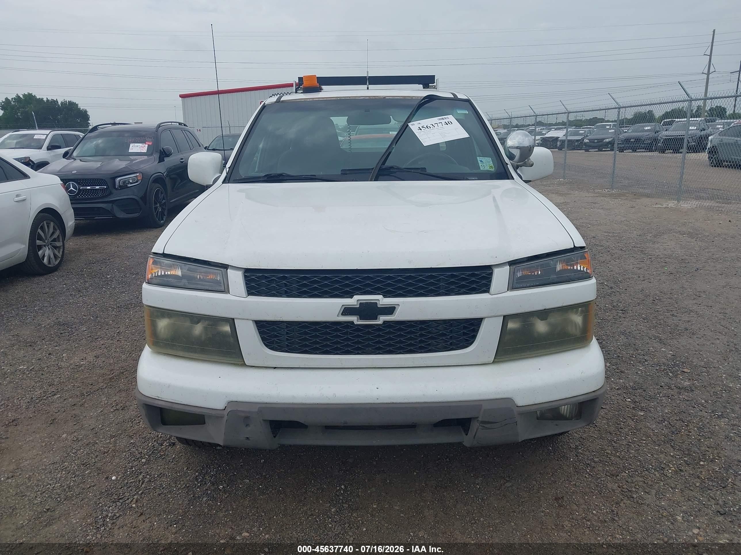 2010 Chevrolet Colorado Work Truck White vin: 1GCESBD91A8116251