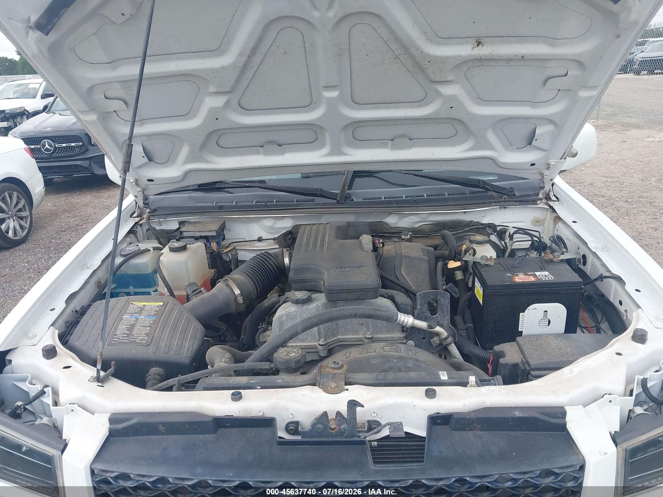2010 Chevrolet Colorado Work Truck White vin: 1GCESBD91A8116251