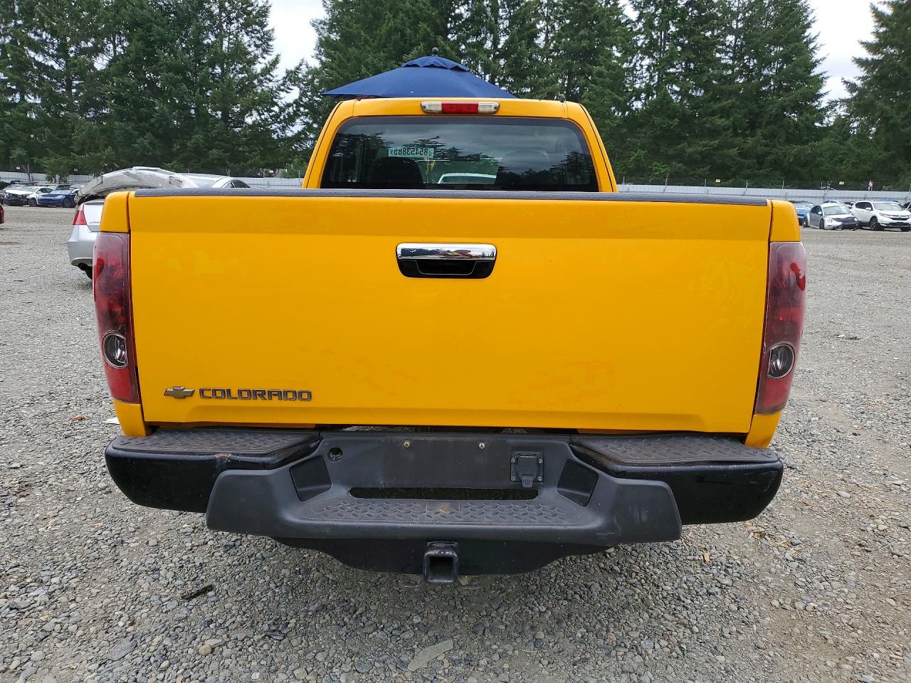 2010 Chevrolet Colorado Yellow vin: 1GCESBD96A8118156
