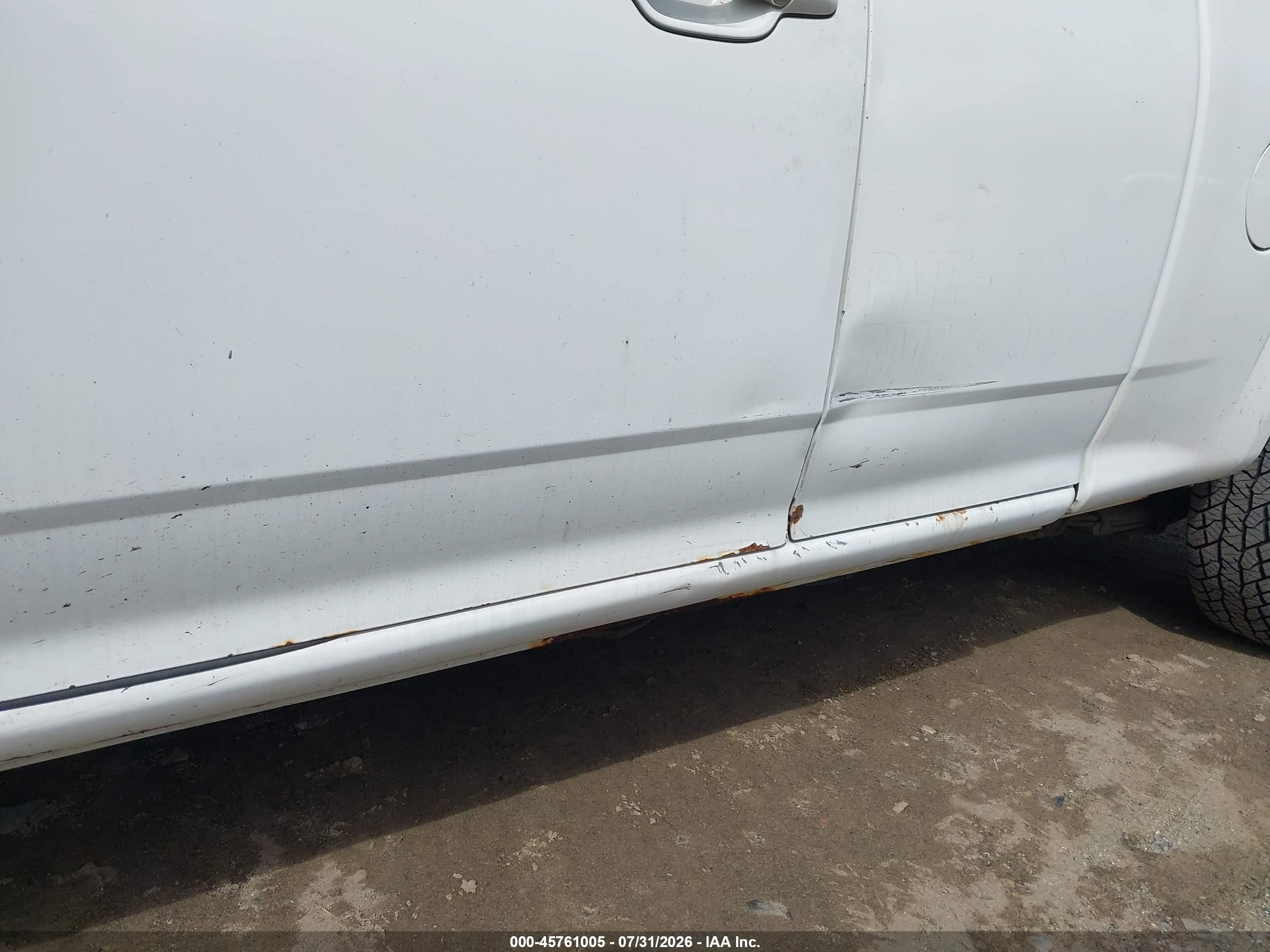2010 Chevrolet Colorado Work Truck White vin: 1GCESBD99A8145240