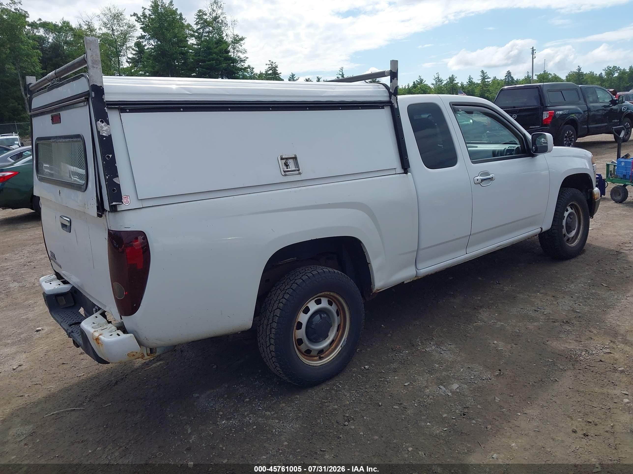 2010 Chevrolet Colorado Work Truck White vin: 1GCESBD99A8145240