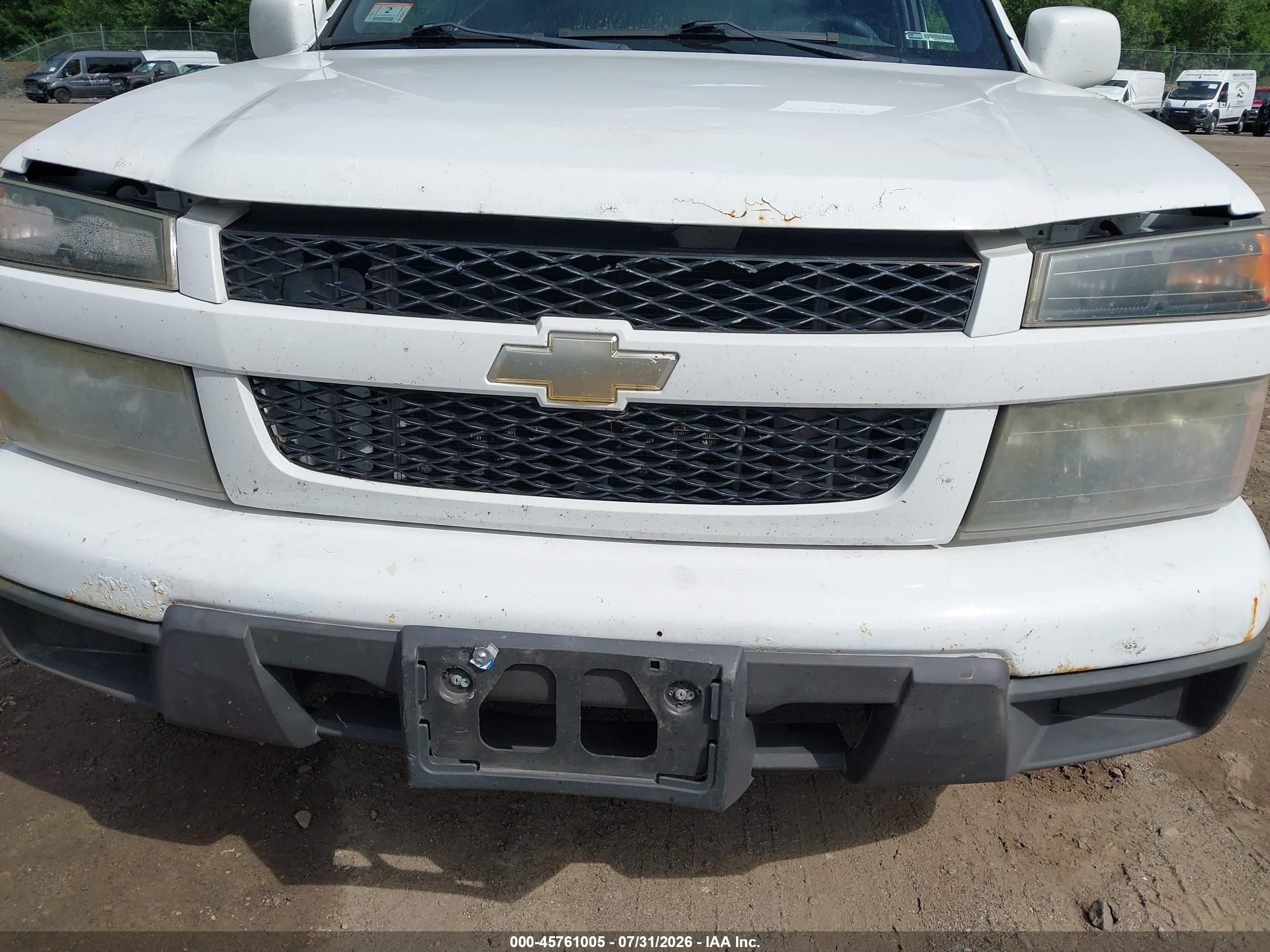 2010 Chevrolet Colorado Work Truck White vin: 1GCESBD99A8145240