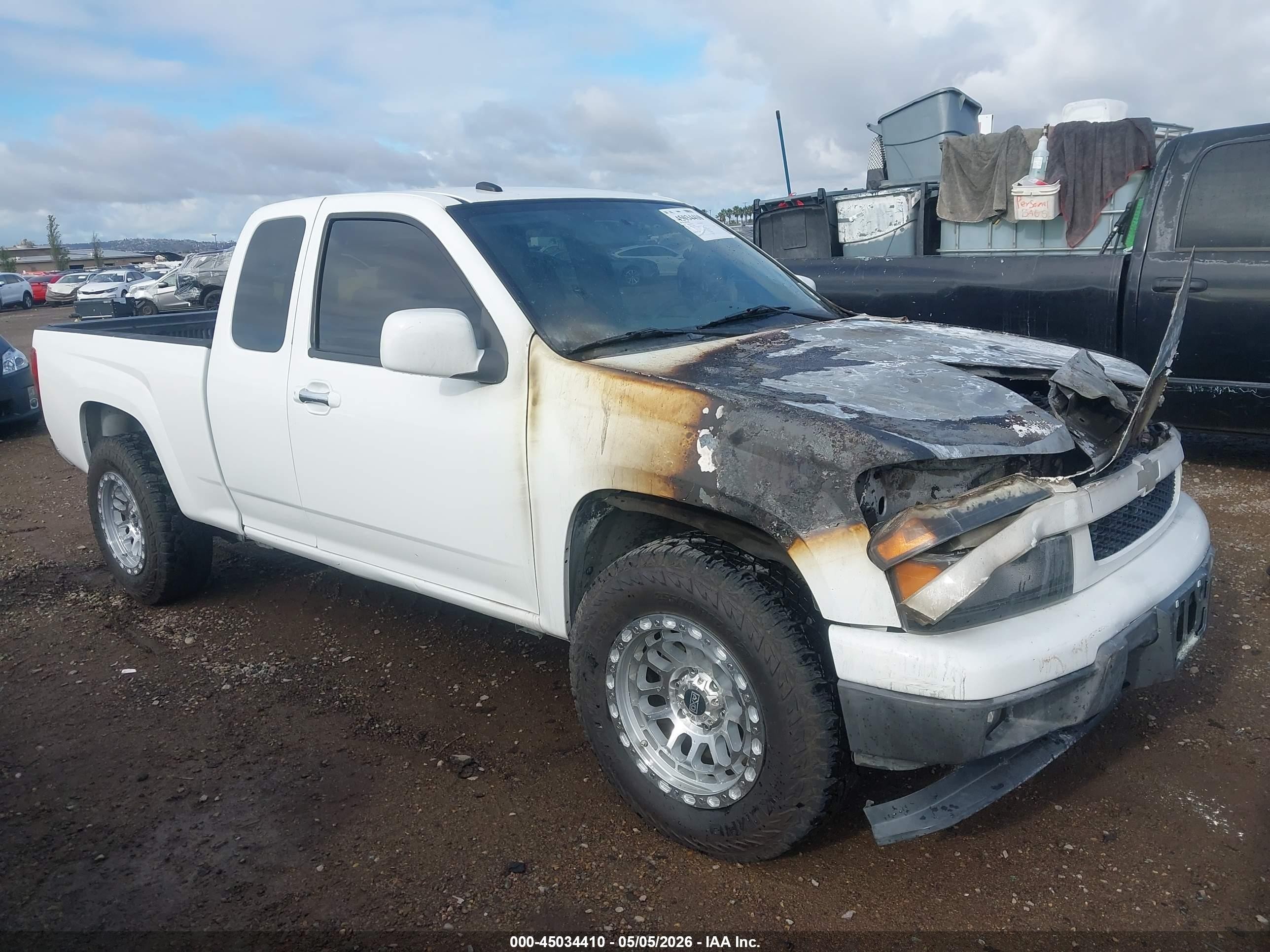 2010 Chevrolet Colorado Work Truck White vin: 1GCESBDE1A8122497