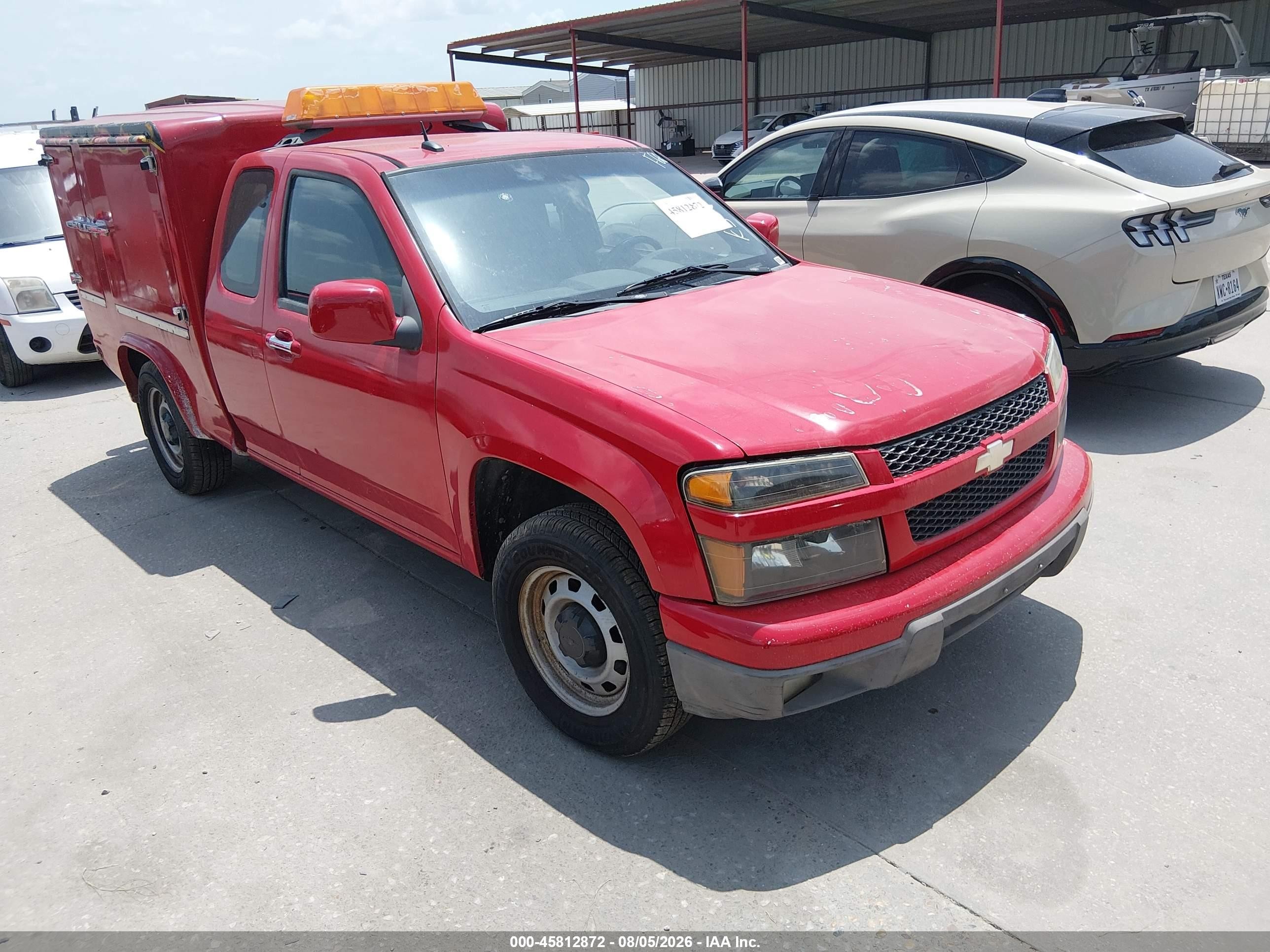 2010 Chevrolet Colorado Work Truck Red vin: 1GCESBDE5A8118405