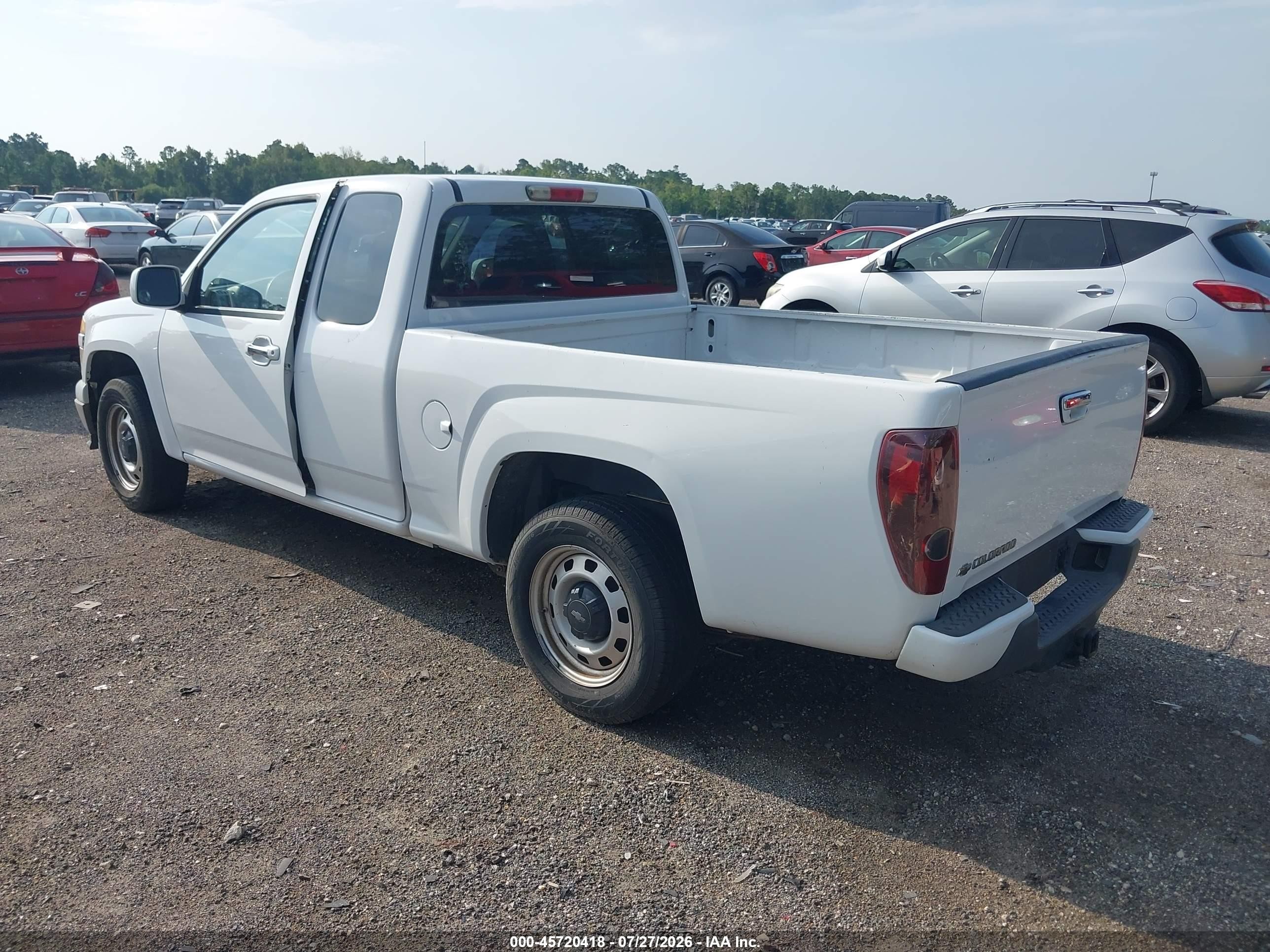 2010 Chevrolet Colorado Work Truck White vin: 1GCESBDE8A8120746