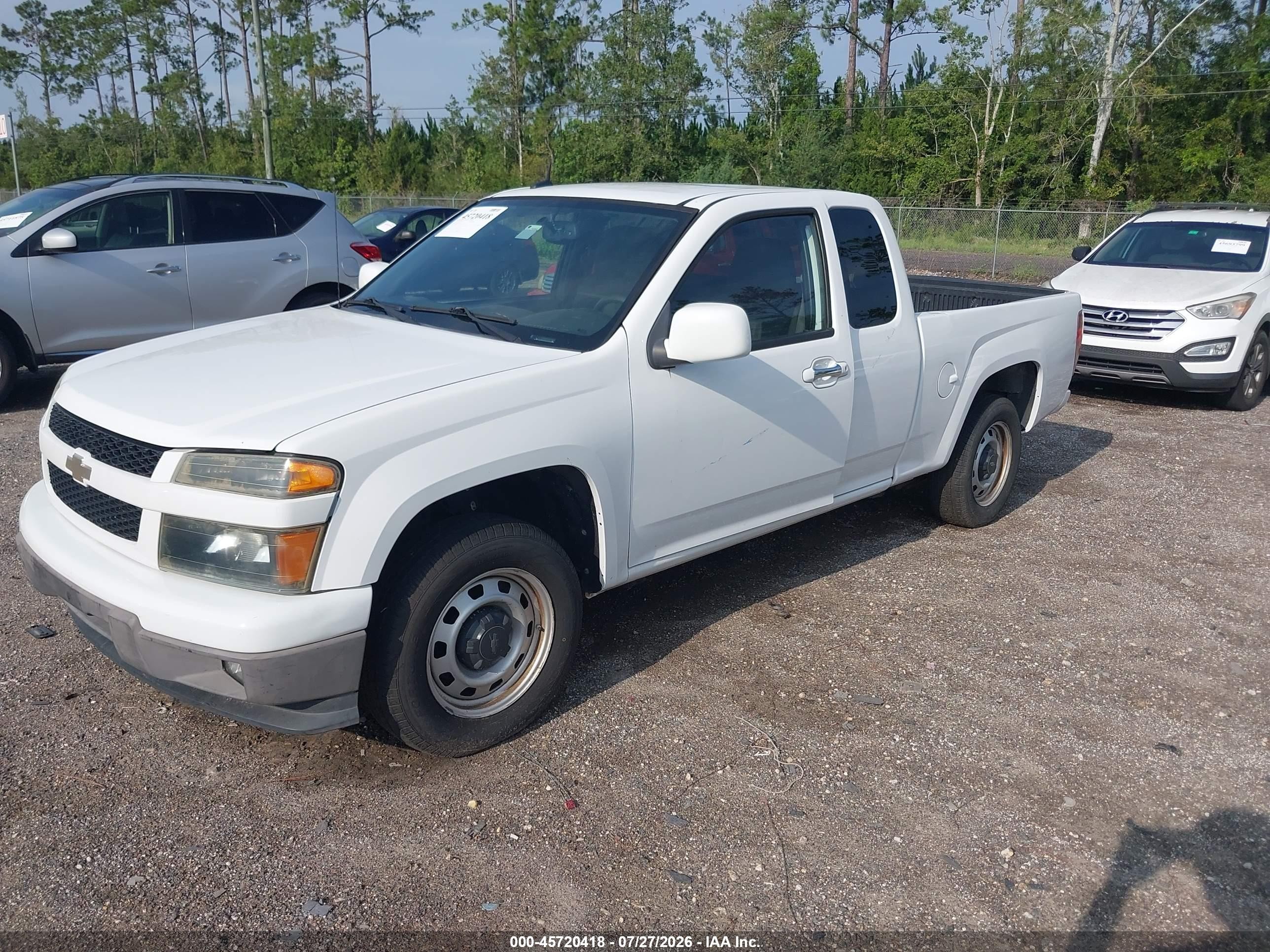 2010 Chevrolet Colorado Work Truck White vin: 1GCESBDE8A8120746