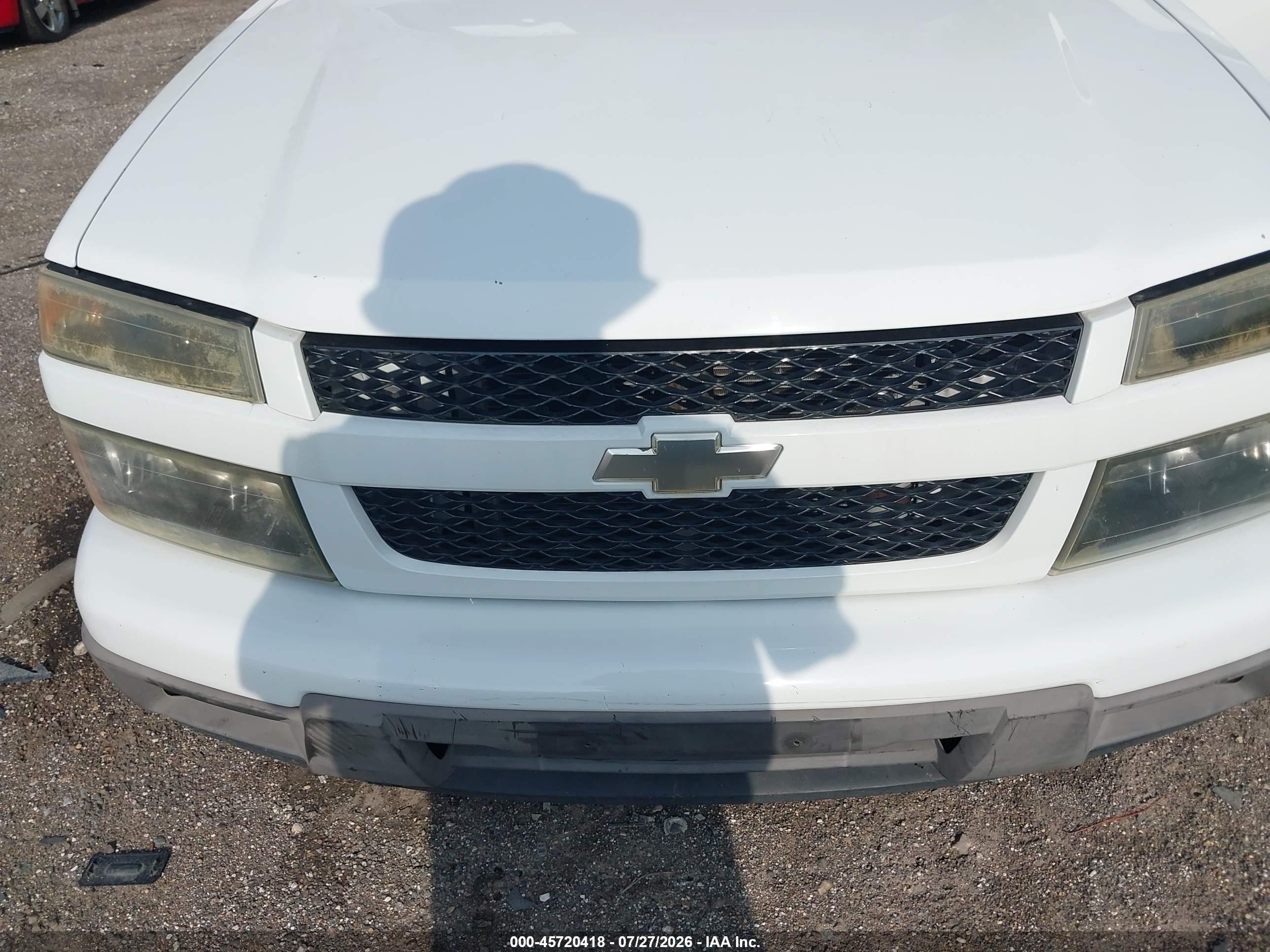 2010 Chevrolet Colorado Work Truck White vin: 1GCESBDE8A8120746