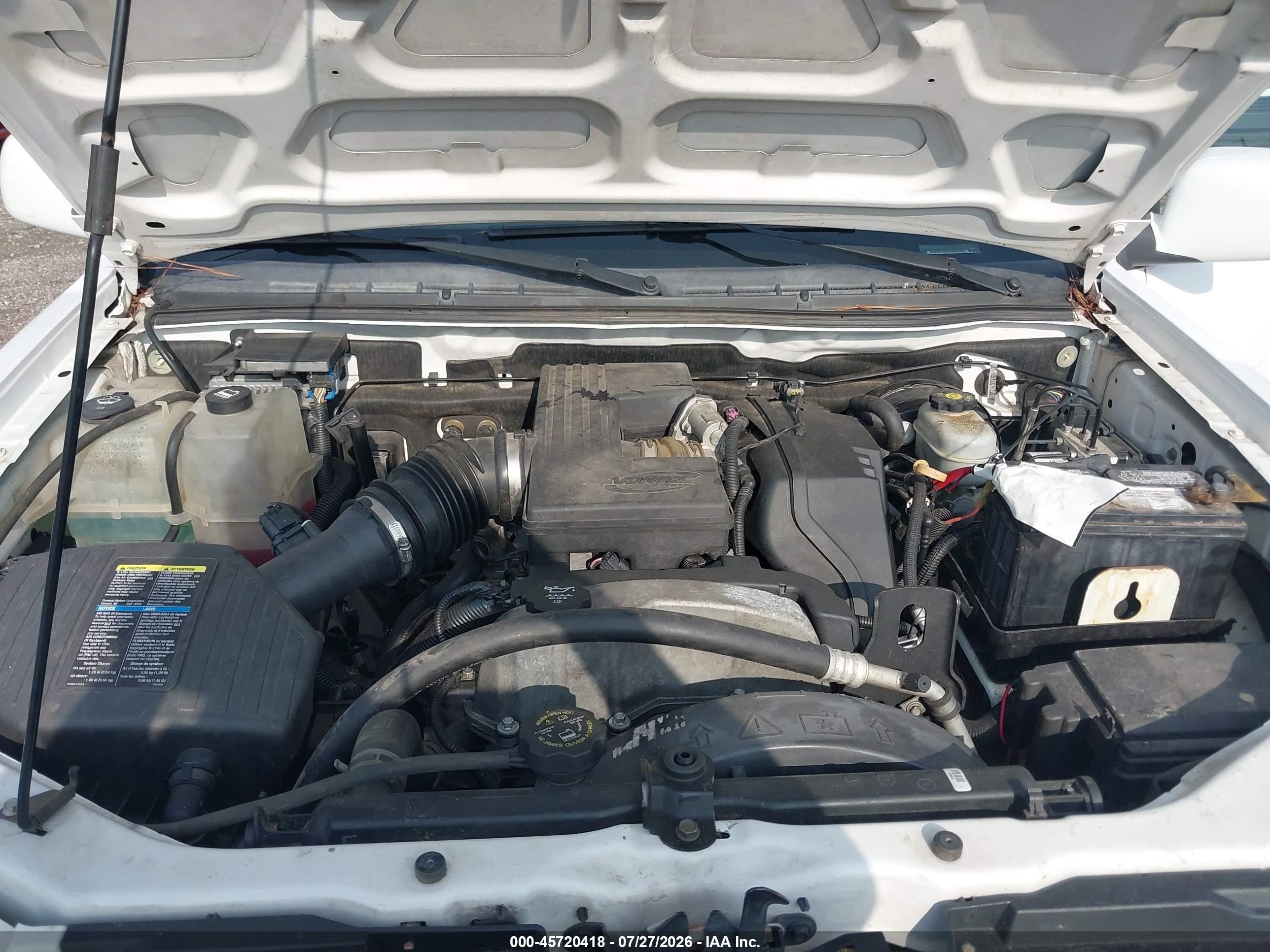2010 Chevrolet Colorado Work Truck White vin: 1GCESBDE8A8120746