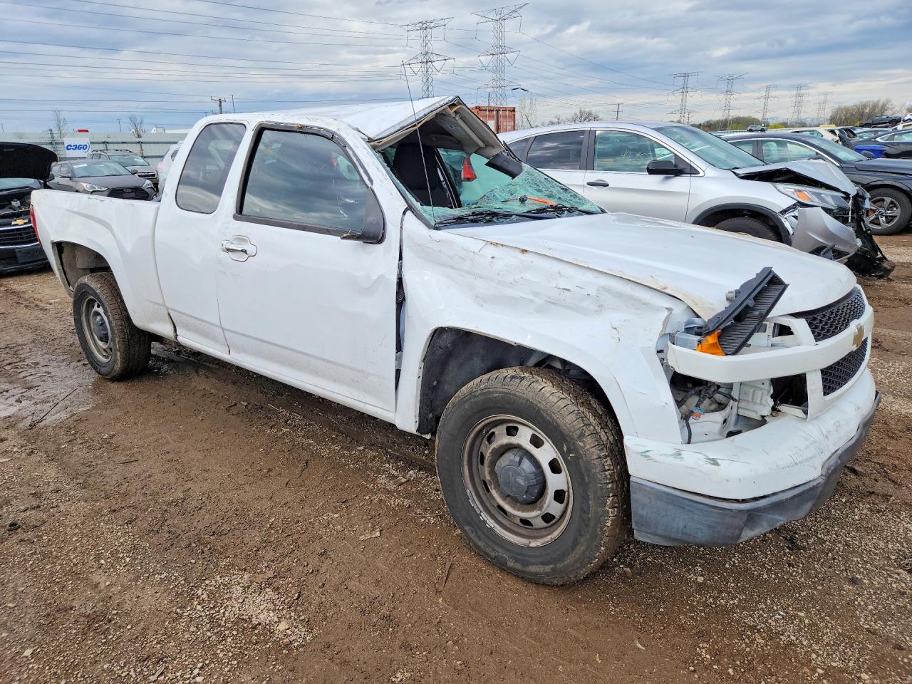 2012 Chevrolet Colorado Белый vin: 1GCESBF92C8134127