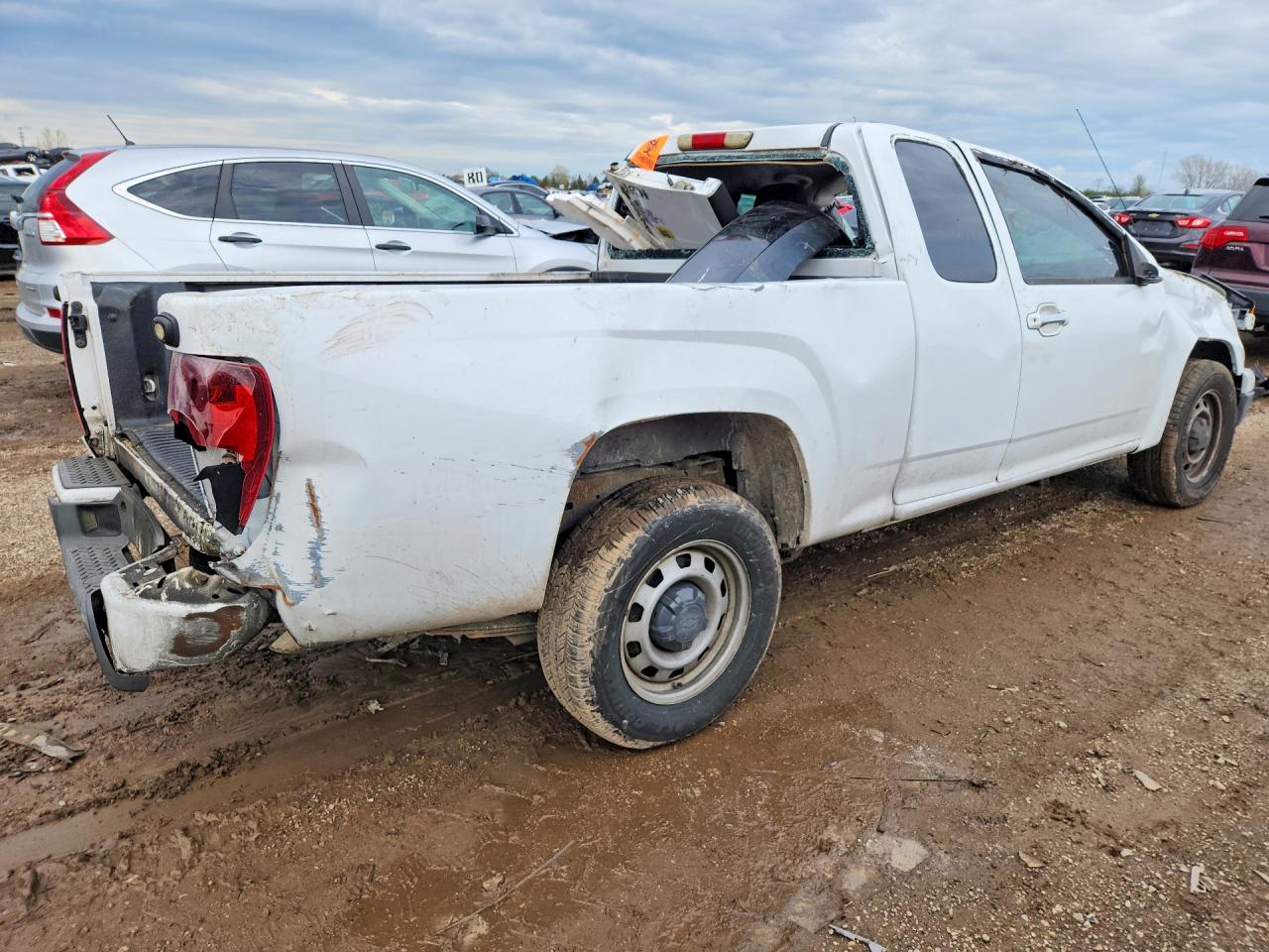 2012 Chevrolet Colorado Белый vin: 1GCESBF92C8134127