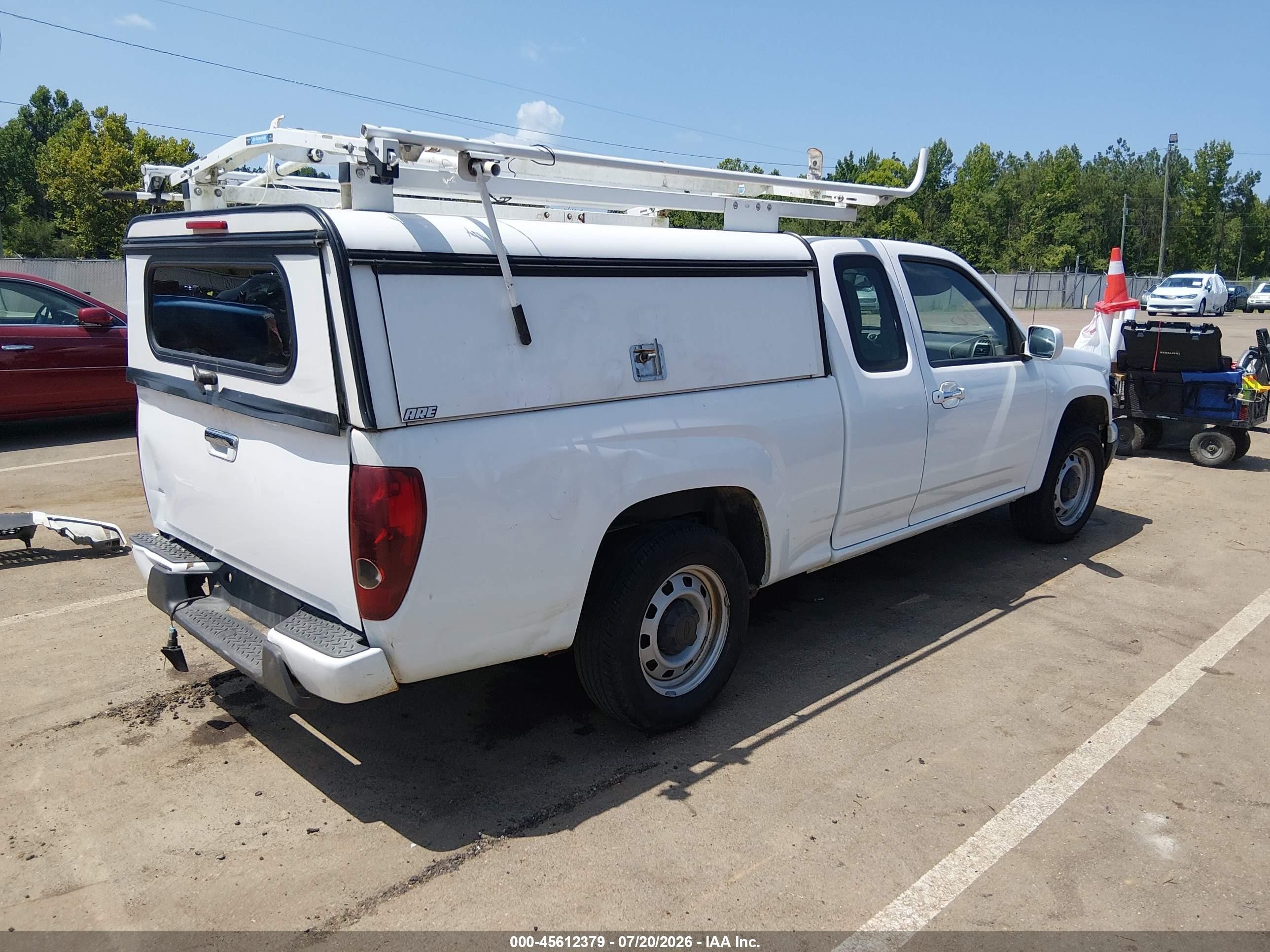 2012 Chevrolet Colorado Work Truck White vin: 1GCESBF92C8151462