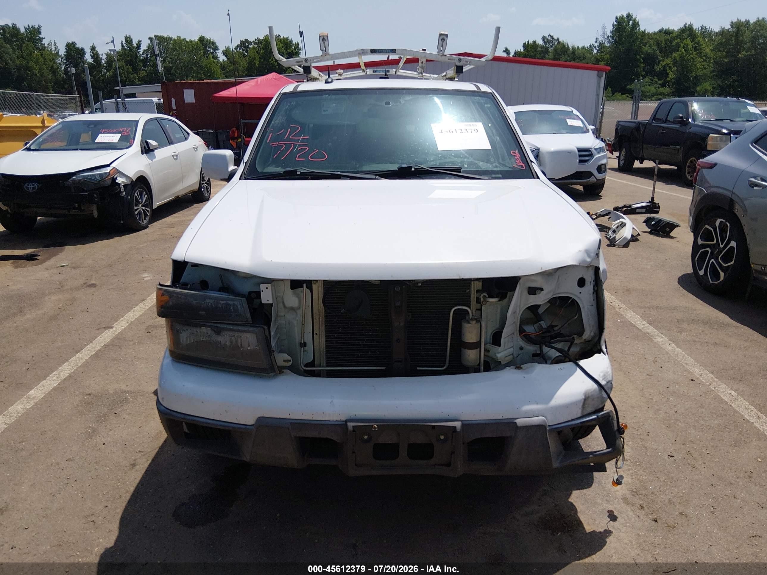 2012 Chevrolet Colorado Work Truck White vin: 1GCESBF92C8151462