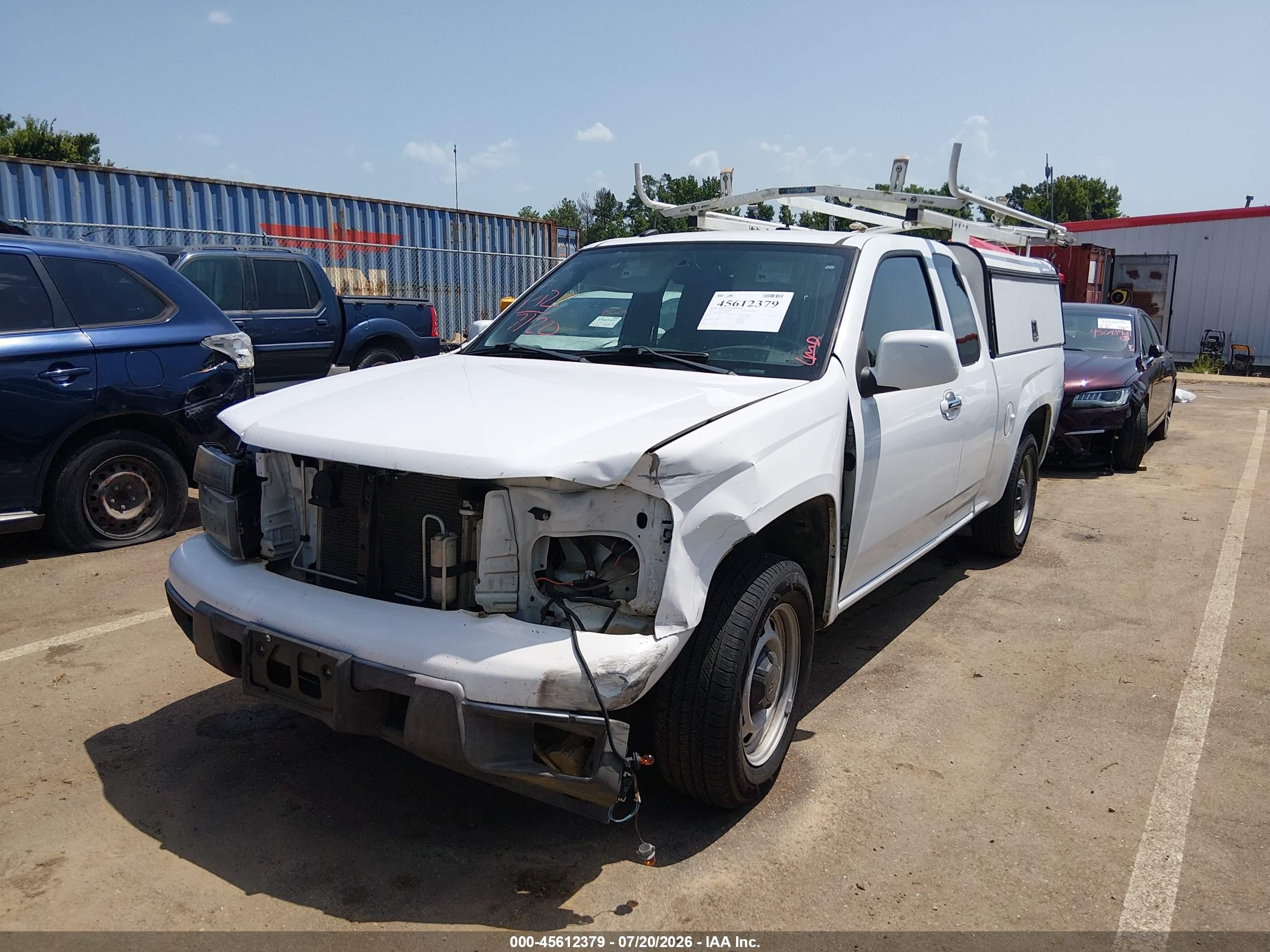 2012 Chevrolet Colorado Work Truck White vin: 1GCESBF92C8151462