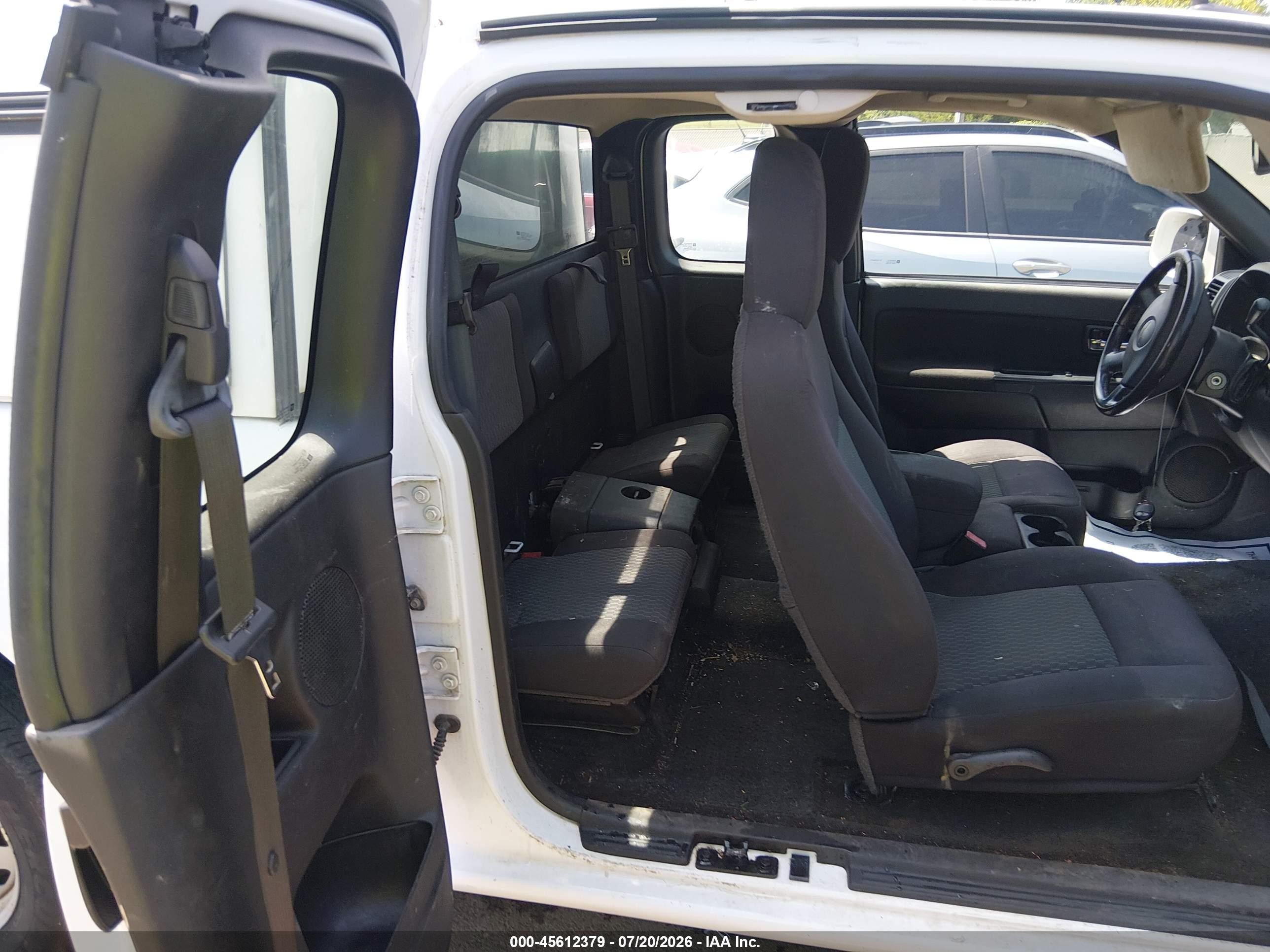 2012 Chevrolet Colorado Work Truck White vin: 1GCESBF92C8151462