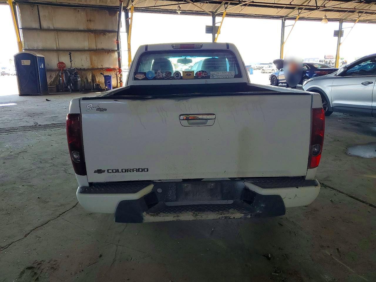 2012 Chevrolet Colorado White vin: 1GCESBF95C8103485
