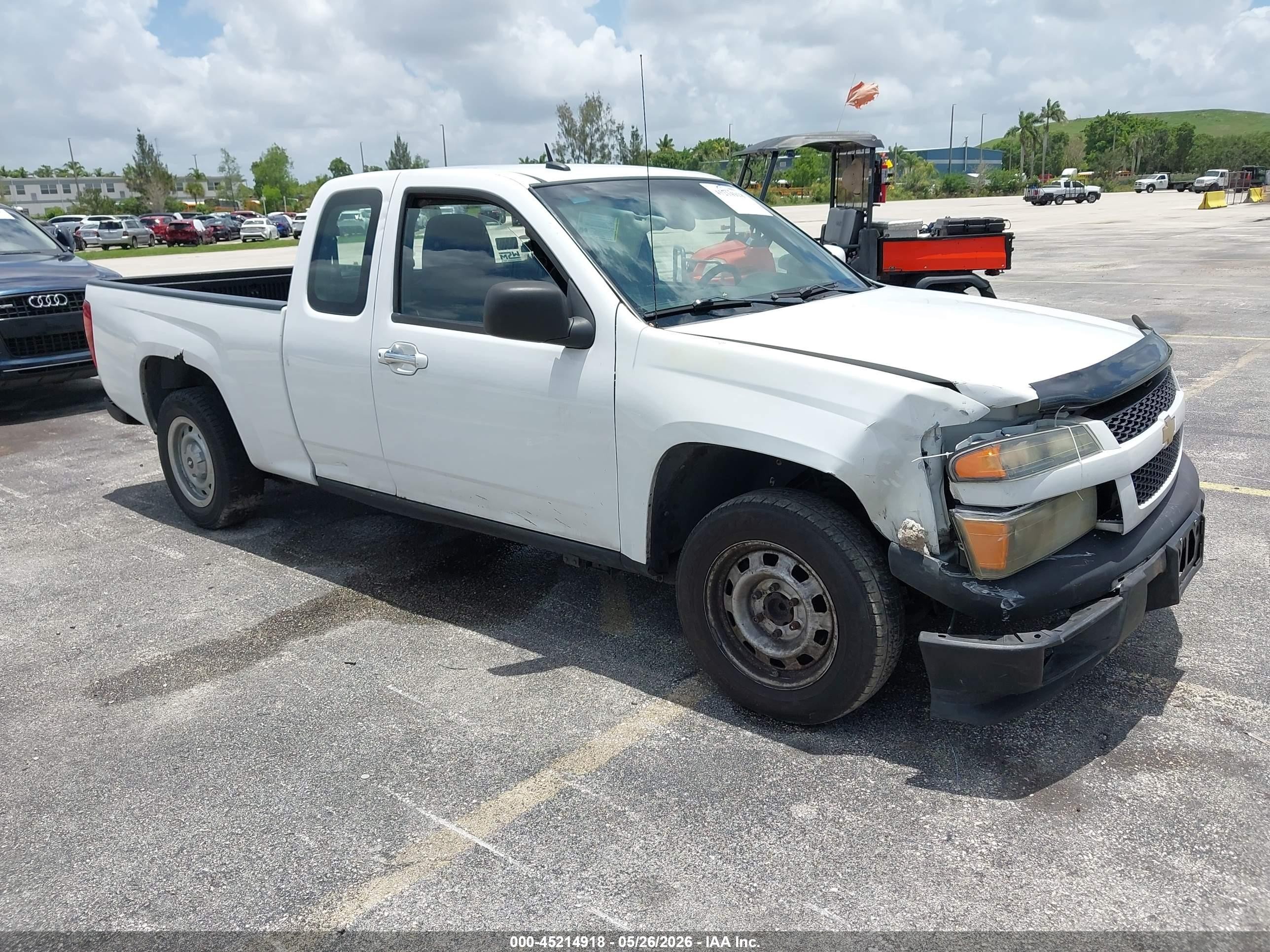2011 Chevrolet Colorado Work Truck White vin: 1GCESBF97B8101140