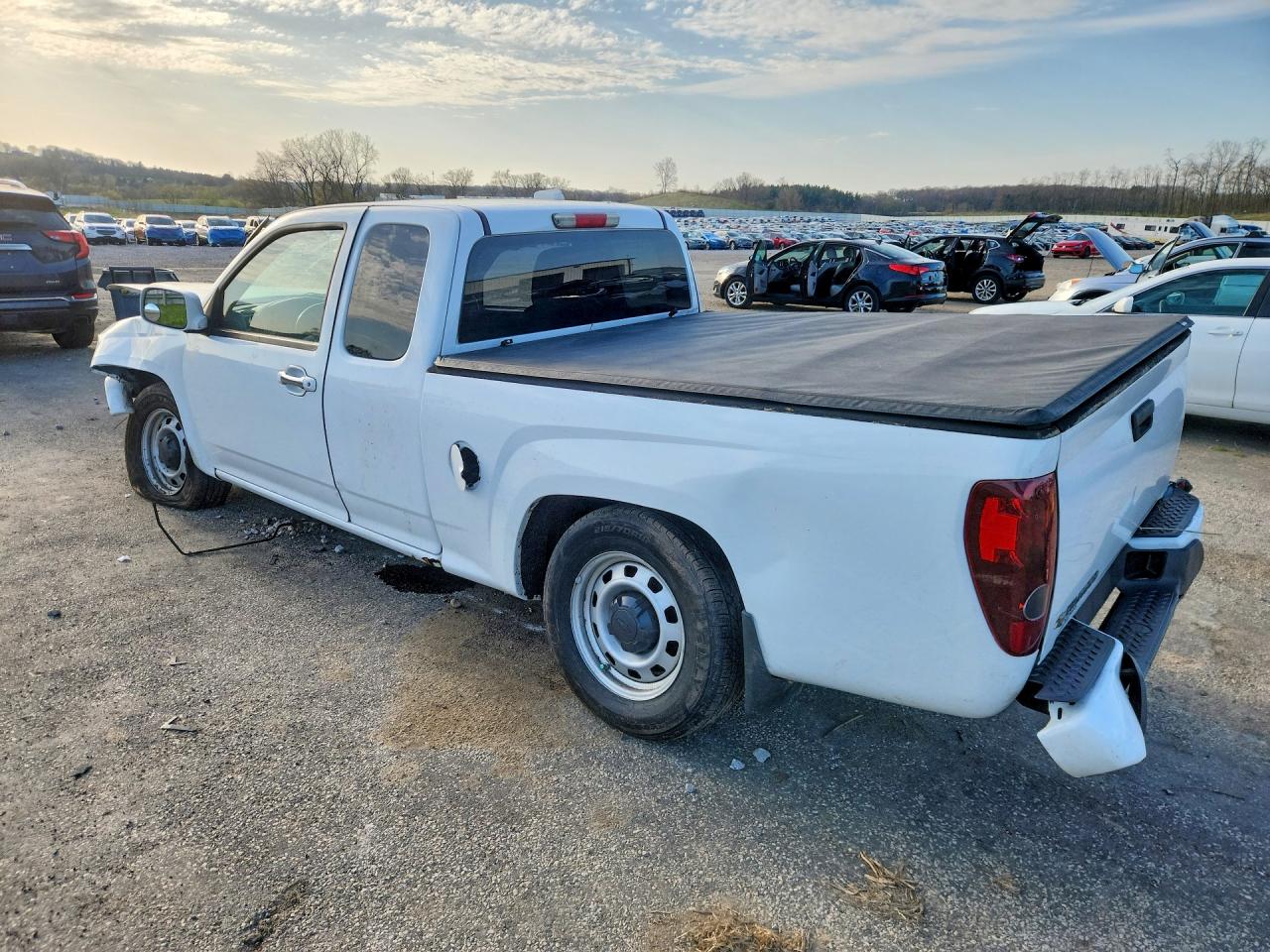 2012 Chevrolet Colorado White vin: 1GCESBF9XC8157641
